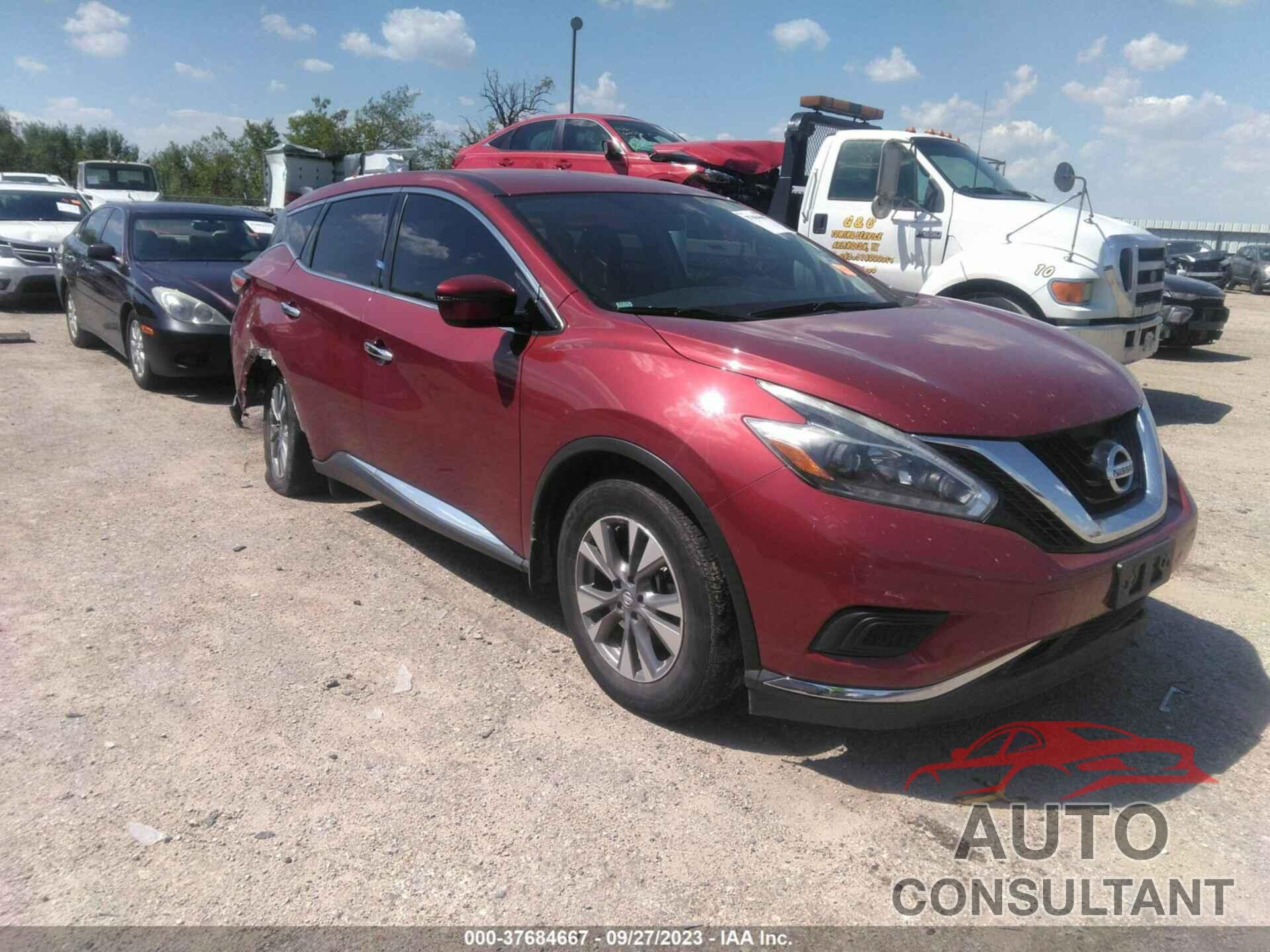 NISSAN MURANO 2018 - 5N1AZ2MG5JN189385