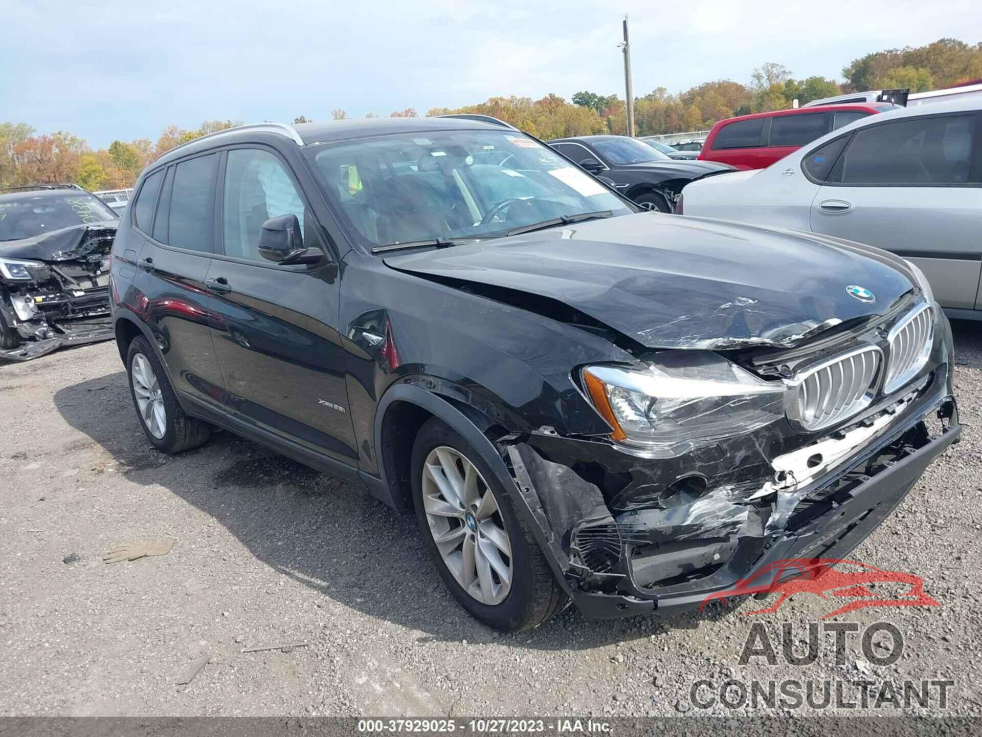 BMW X3 2016 - 5UXWX9C5XG0D62947