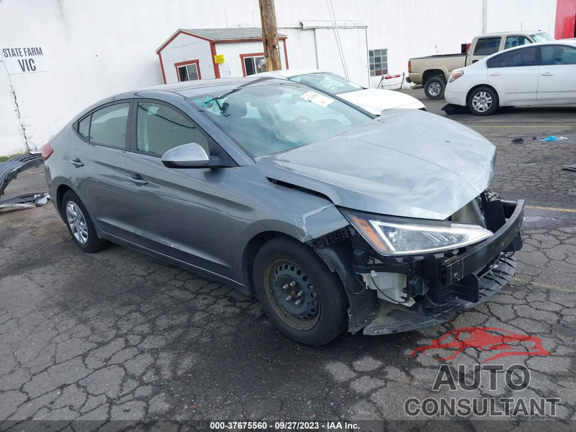 HYUNDAI ELANTRA 2019 - KMHD74LF6KU791906