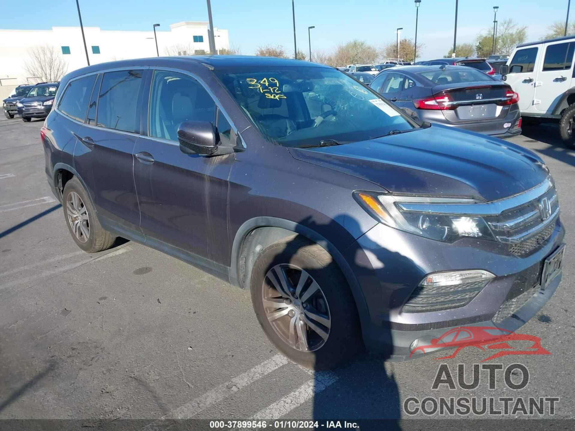 HONDA PILOT 2016 - 5FNYF5H76GB035511