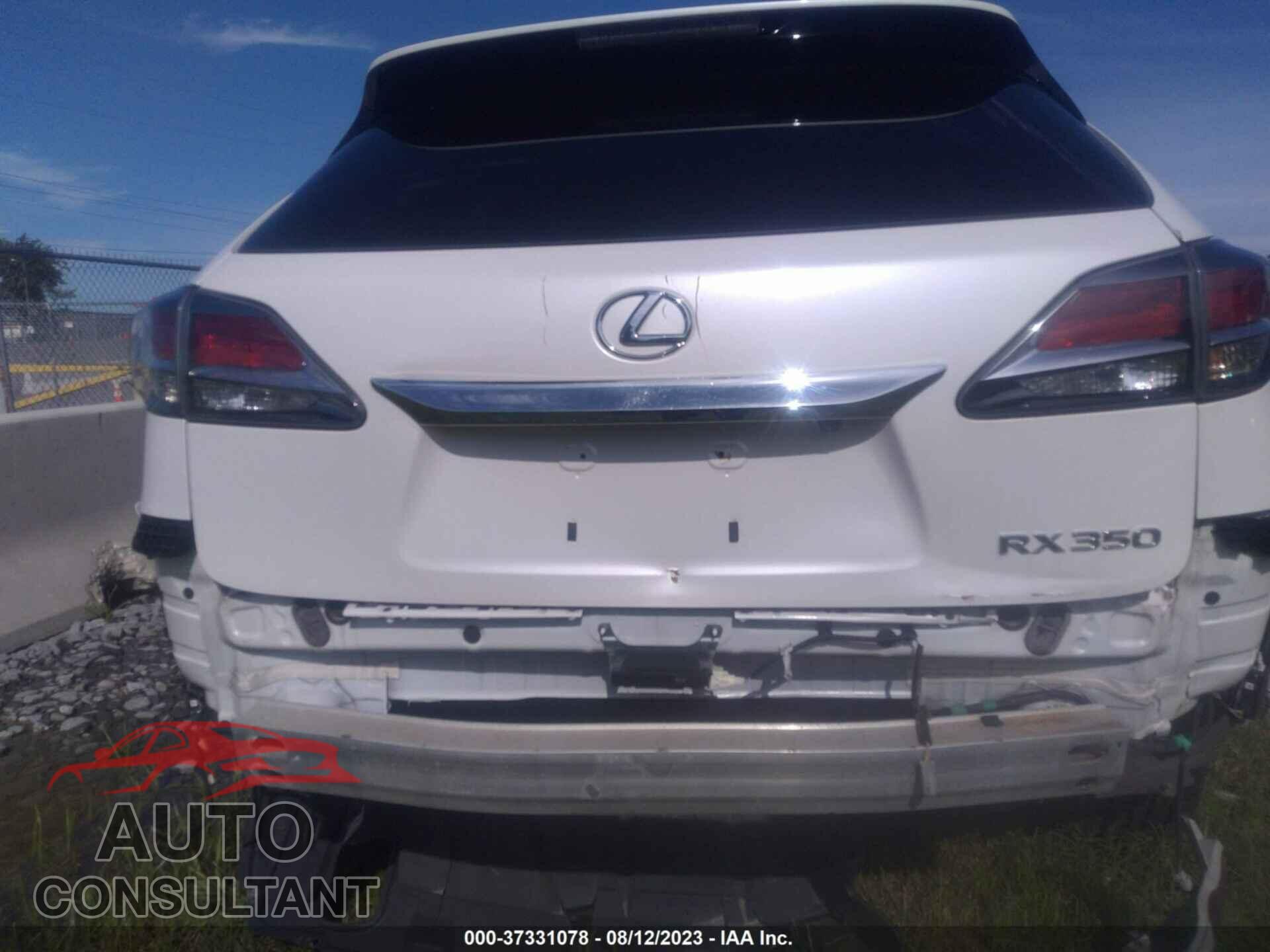 LEXUS RX 350 2013 - 2T2BK1BA2DC171869