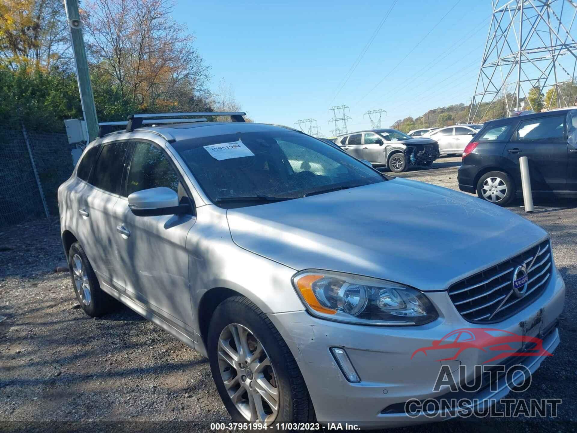 VOLVO XC60 2016 - YV4612RK7G2857287