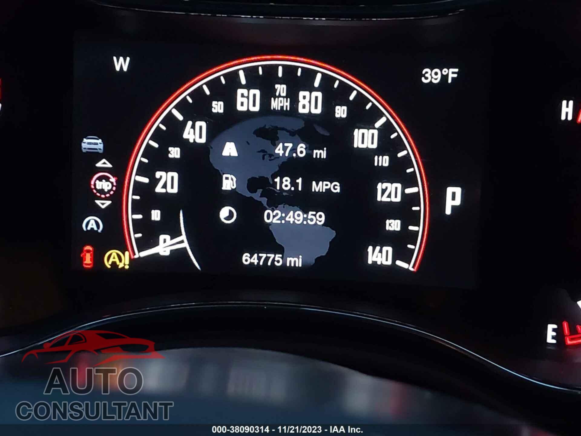 DODGE DURANGO 2017 - 1C4RDJEG9HC945692