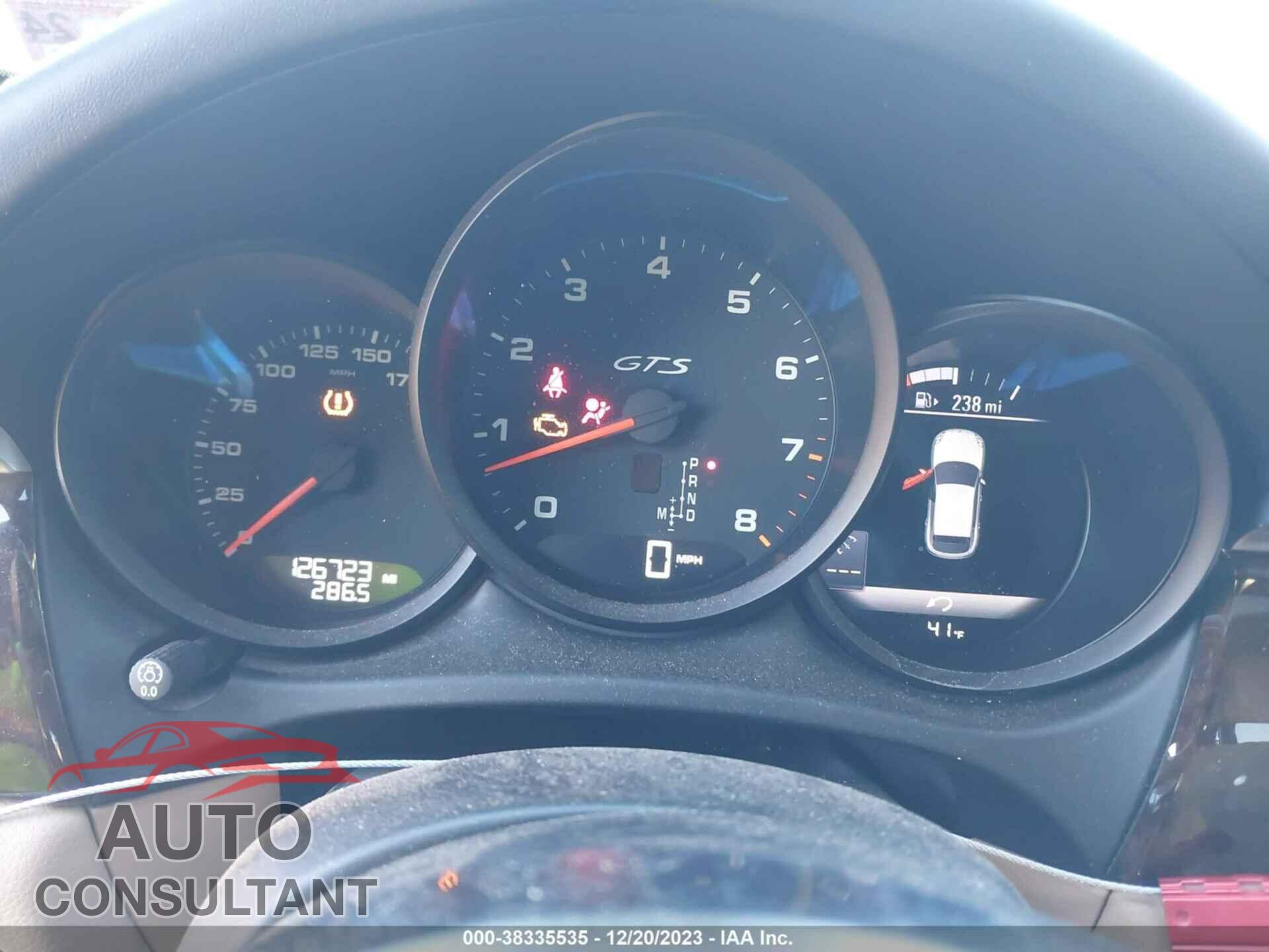 PORSCHE MACAN 2017 - WP1AG2A54HLB51521
