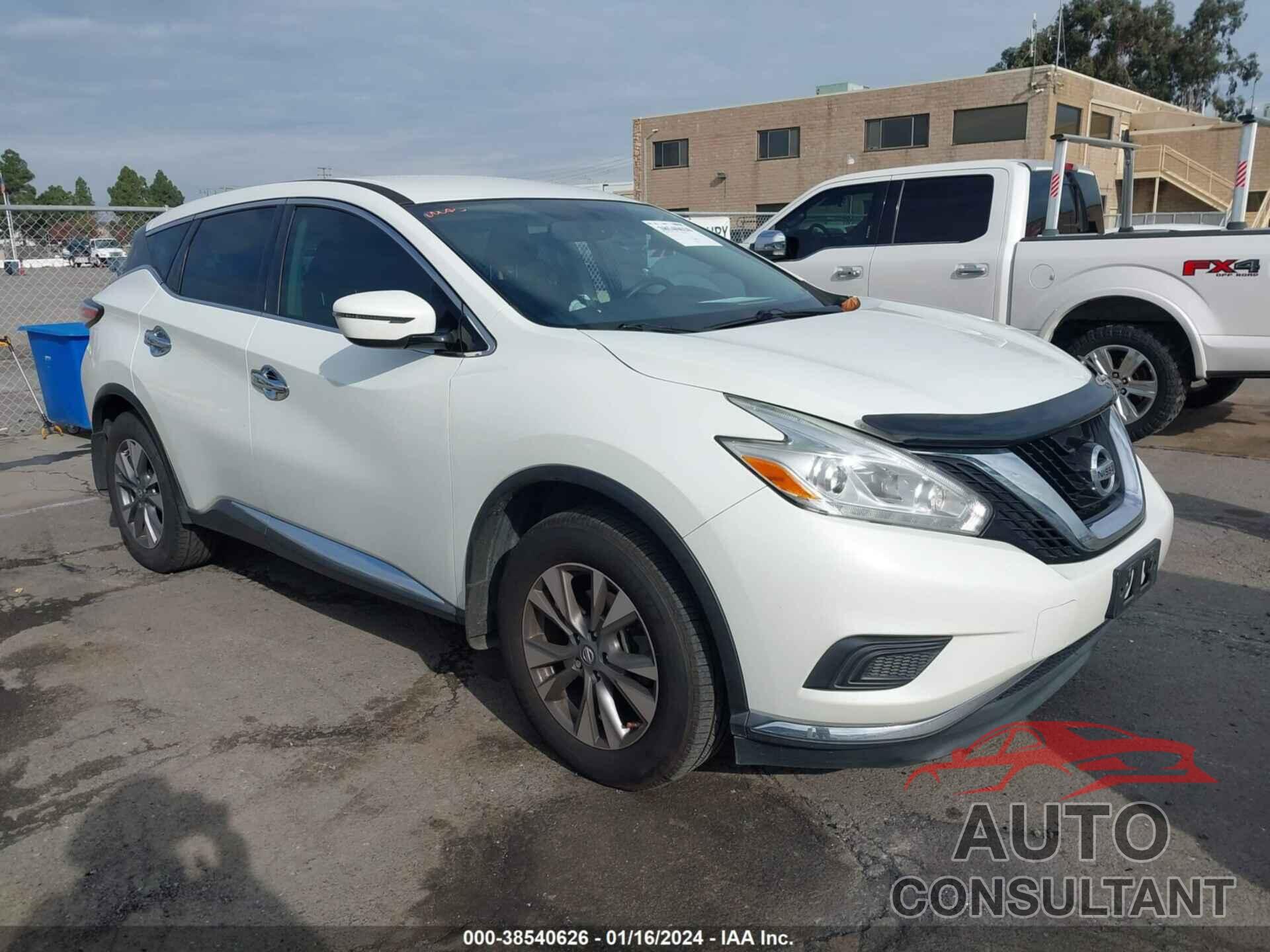 NISSAN MURANO 2017 - 5N1AZ2MH1HN136119