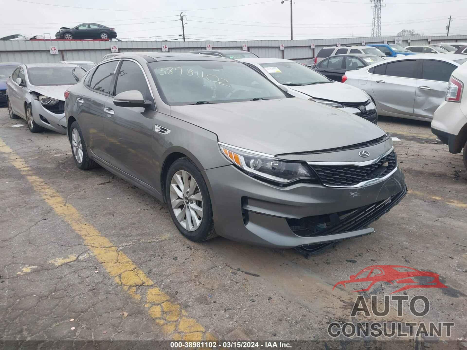 KIA OPTIMA 2016 - 5XXGU4L37GG001025