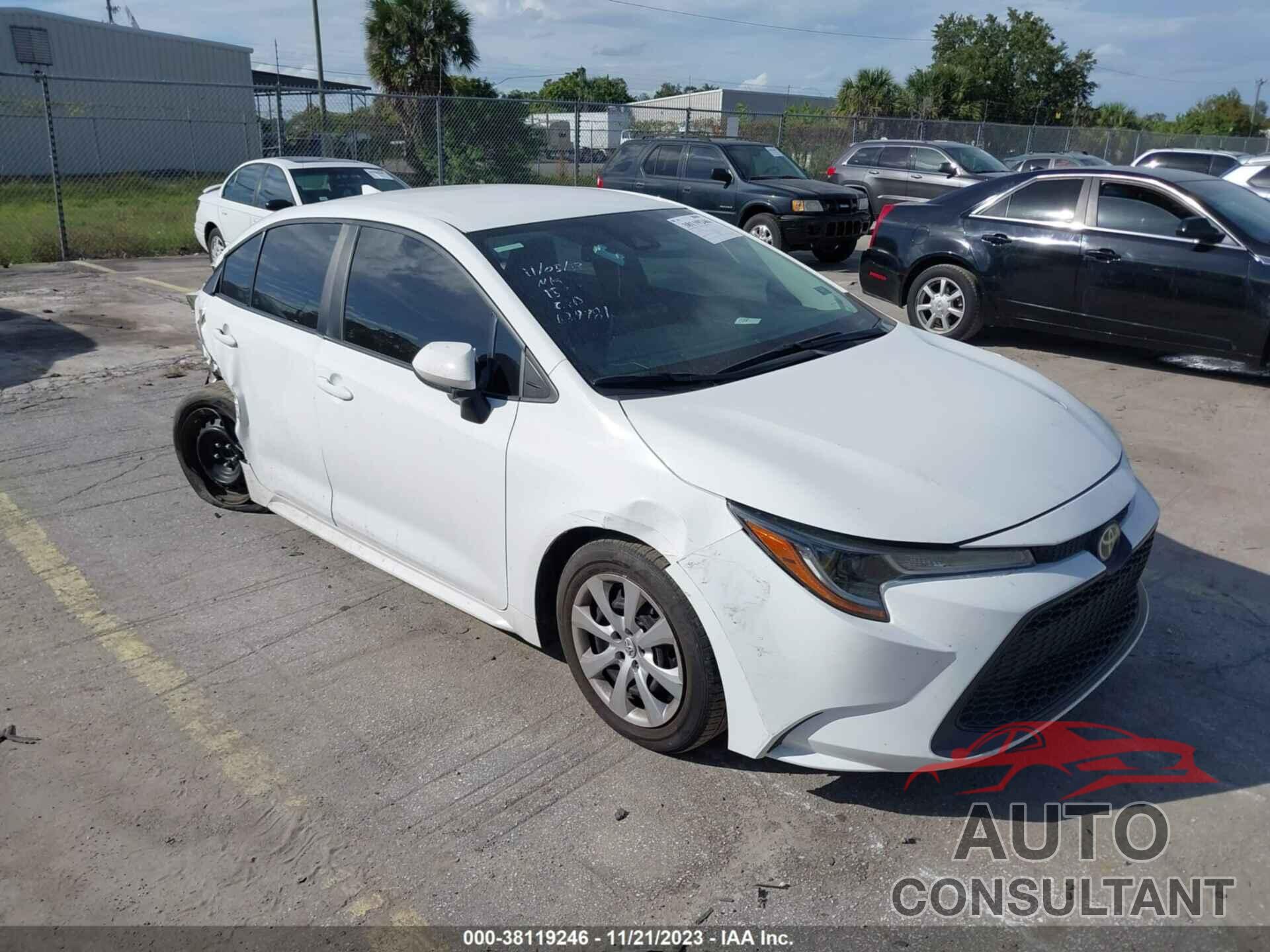 TOYOTA COROLLA 2020 - 5YFEPRAE2LP131960