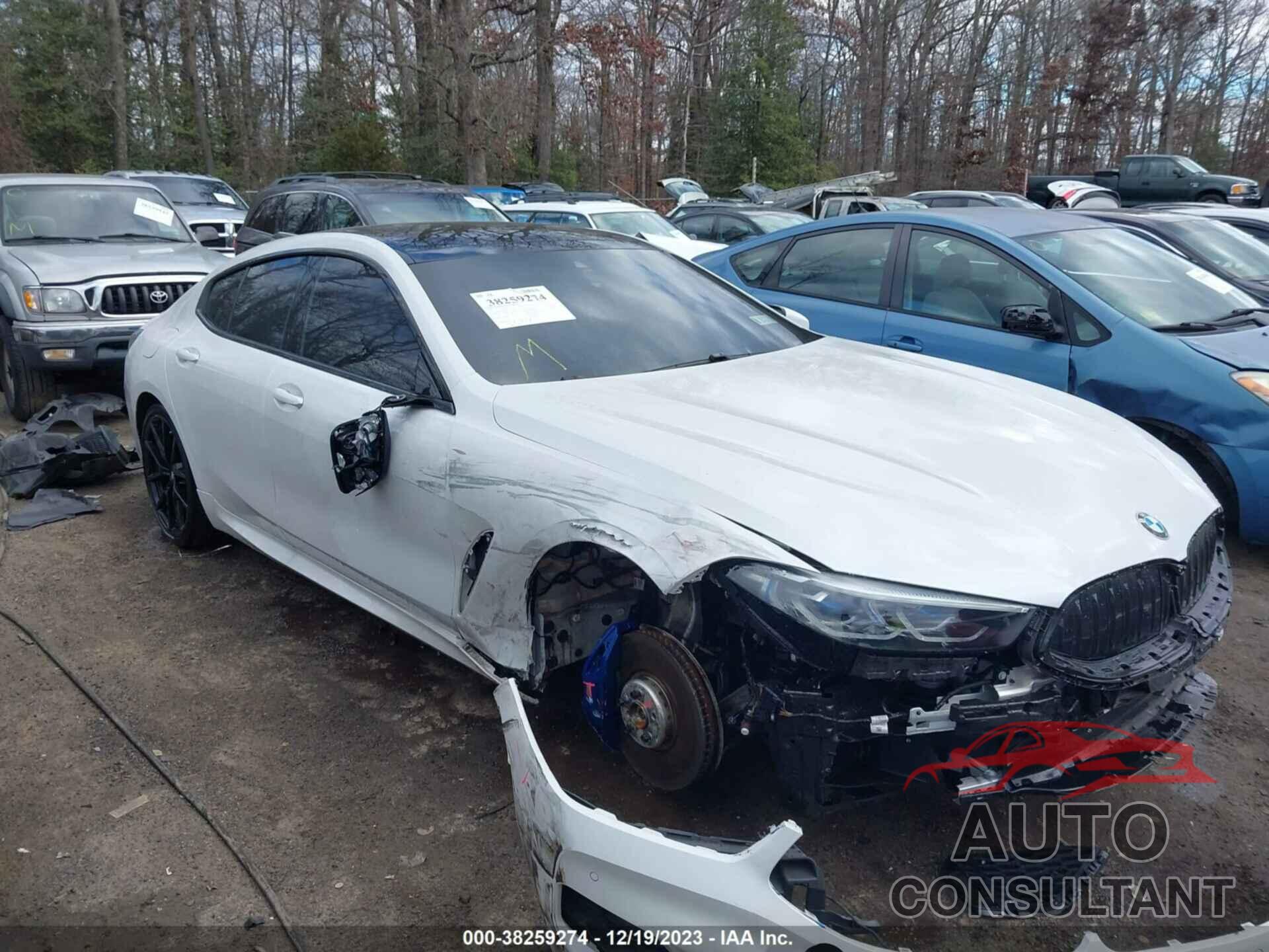 BMW M850I GTAN COUPE 2022 - WBAGV8C05NCJ17988