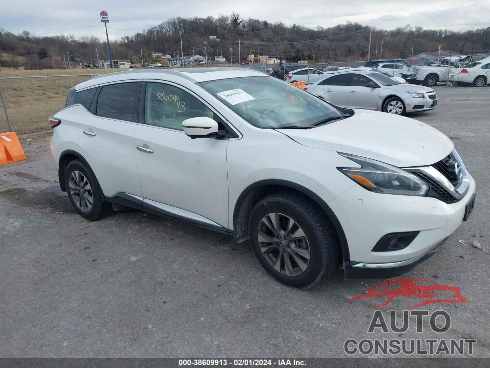 NISSAN MURANO 2018 - 5N1AZ2MH5JN189931