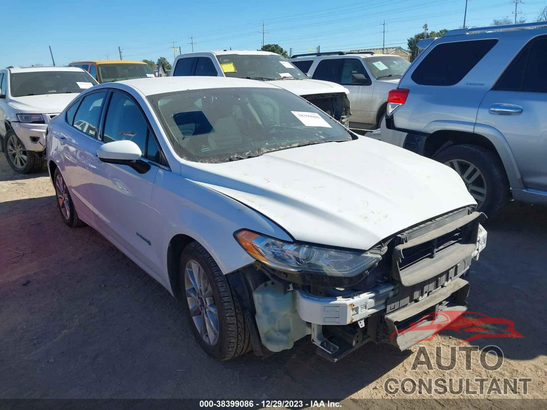 FORD FUSION HYBRID 2017 - 3FA6P0LU0HR400243