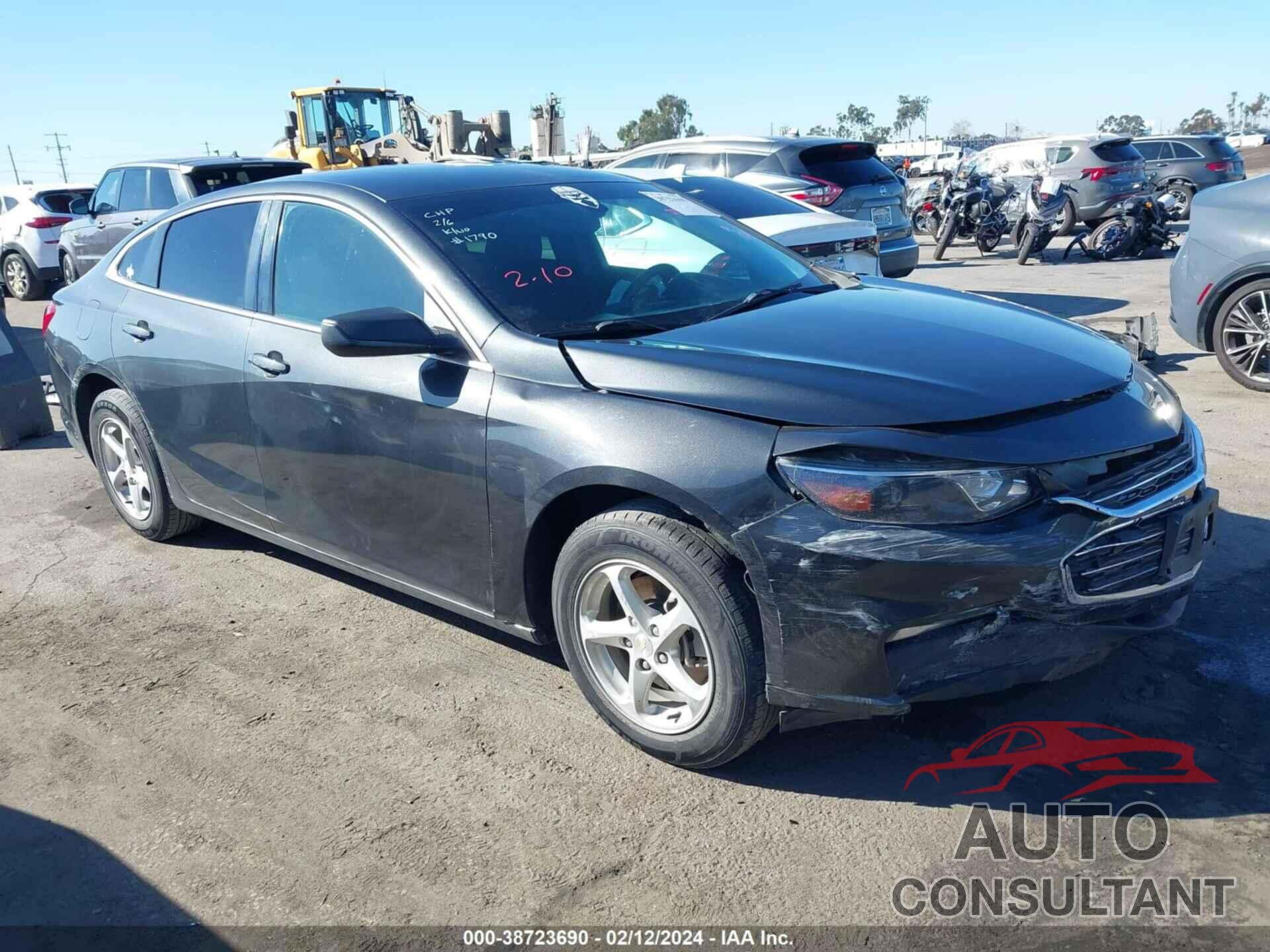 CHEVROLET MALIBU 2018 - 1G1ZB5STXJF201790