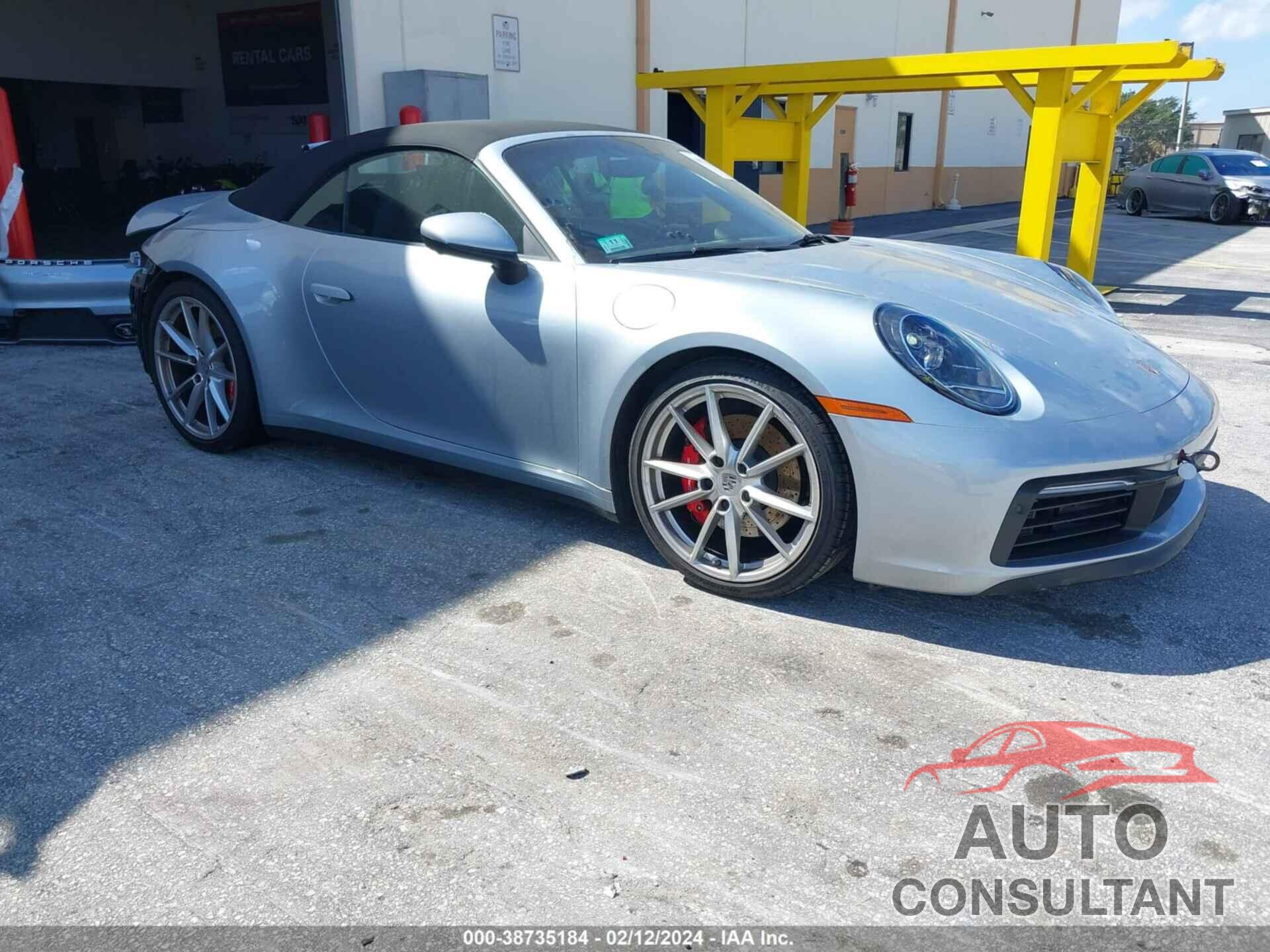 PORSCHE 911 2022 - WP0CB2A92NS245023