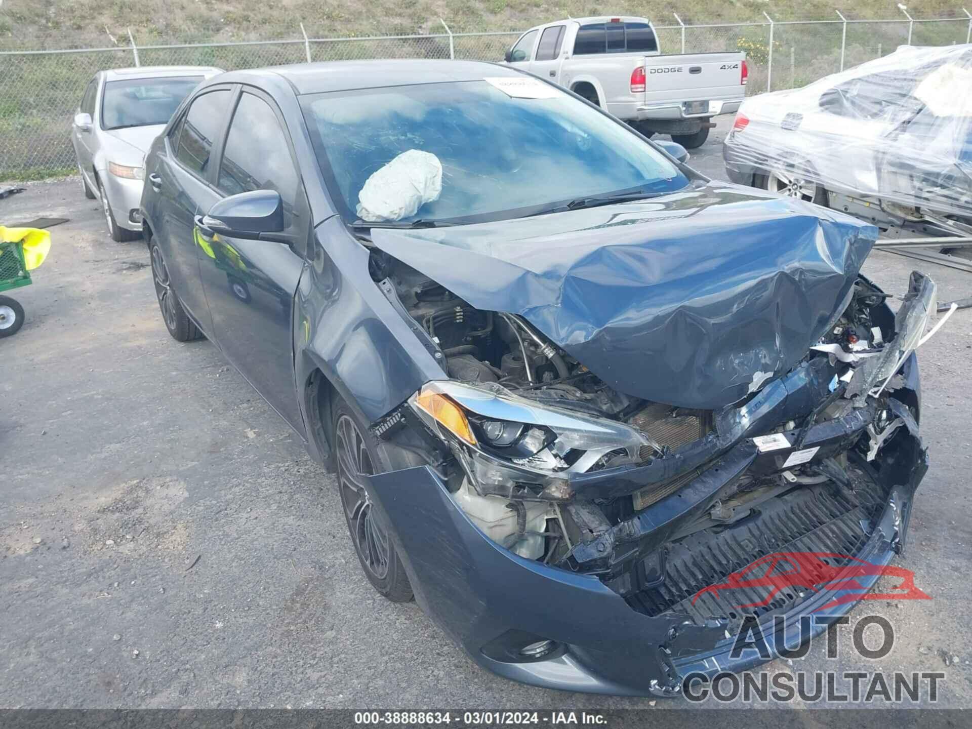 TOYOTA COROLLA 2016 - 5YFBURHE8GP455941