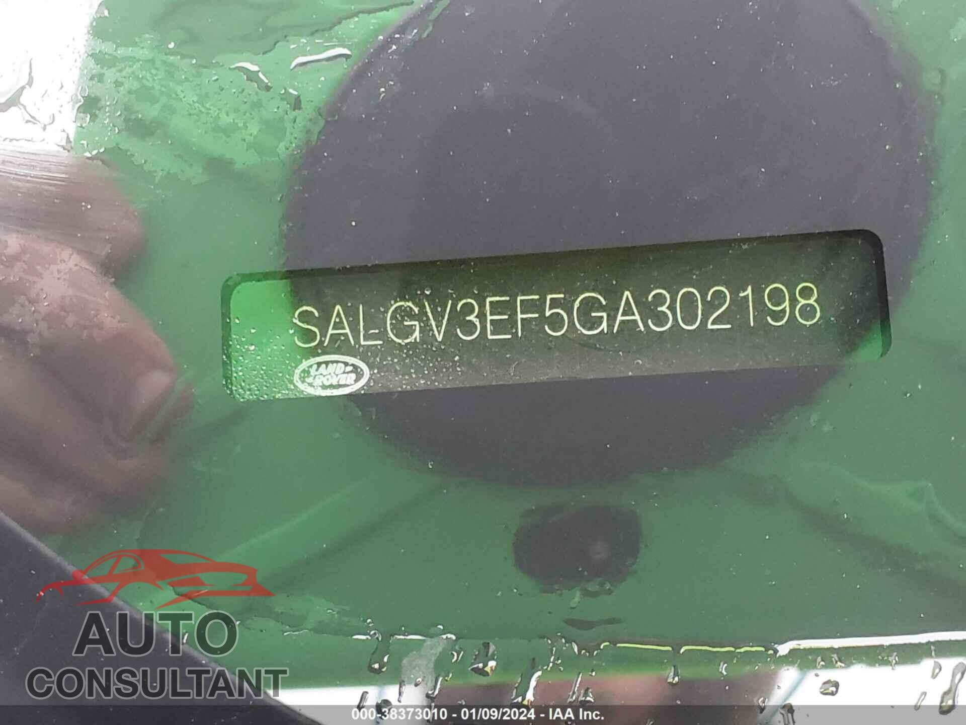 LAND ROVER RANGE ROVER 2016 - SALGV3EF5GA302198