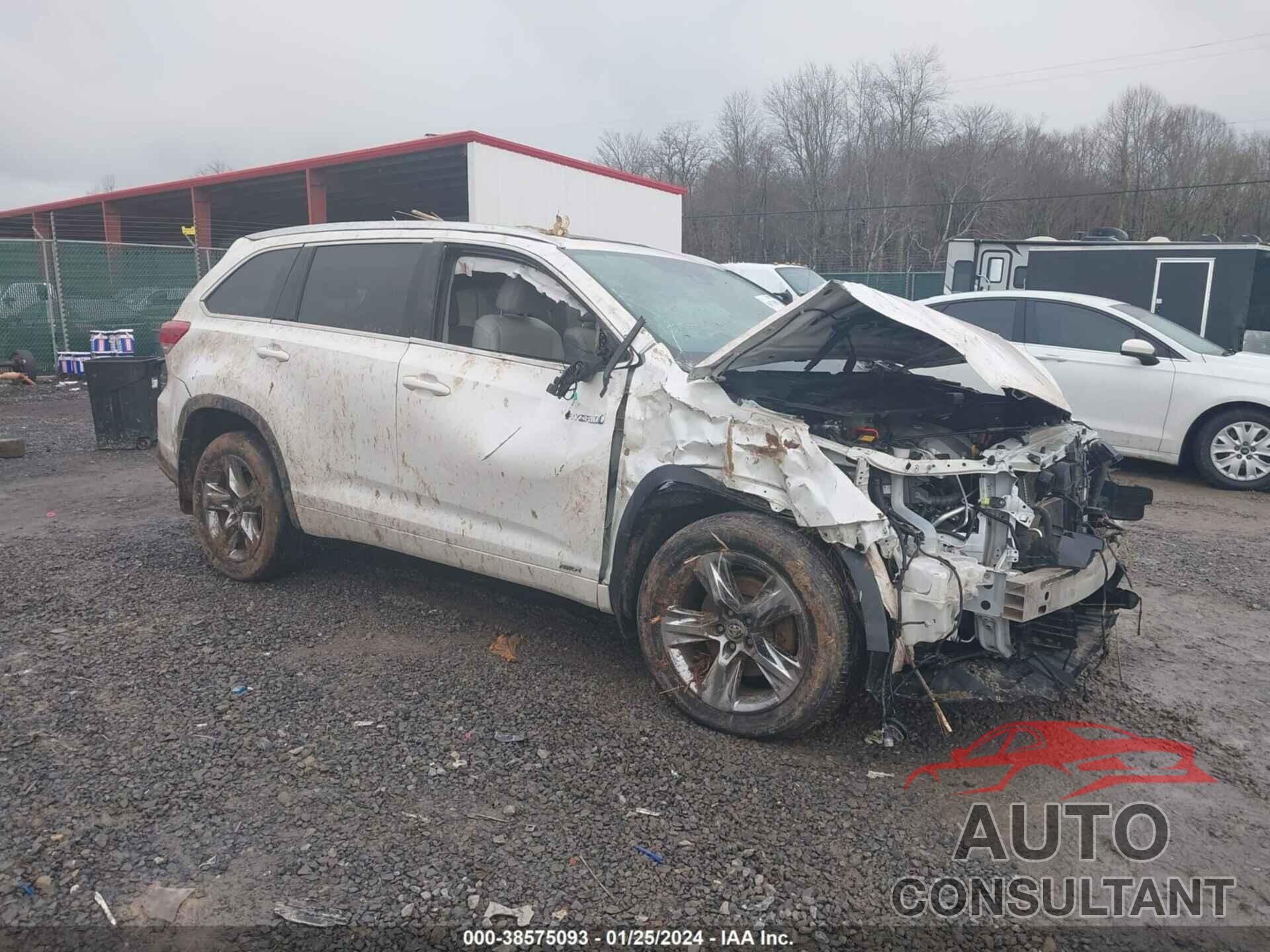 TOYOTA HIGHLANDER HYBRID 2019 - 5TDDGRFH5KS073511