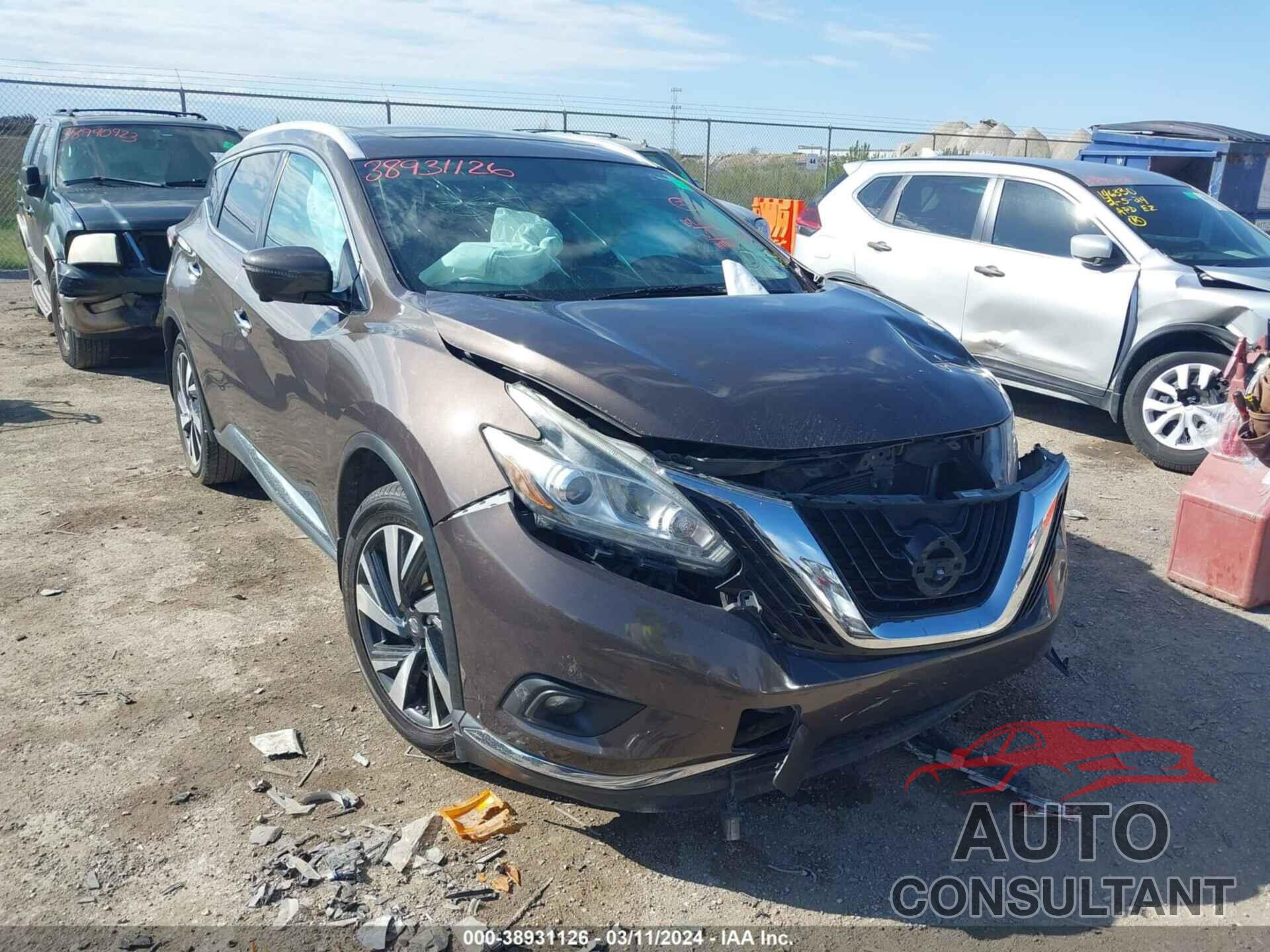 NISSAN MURANO 2017 - 5N1AZ2MG4HN132573