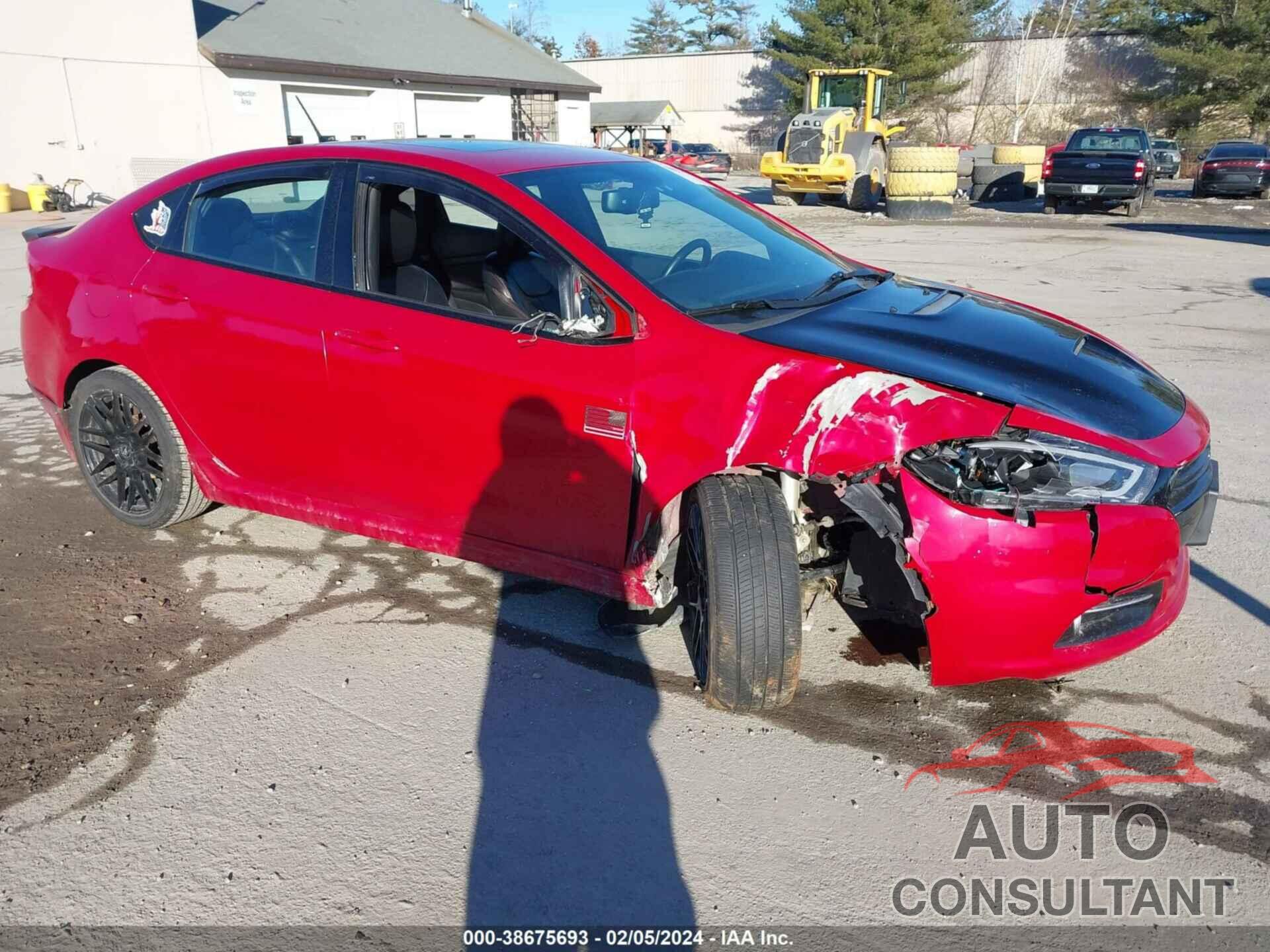 DODGE DART 2016 - 1C3CDFEB2GD538771