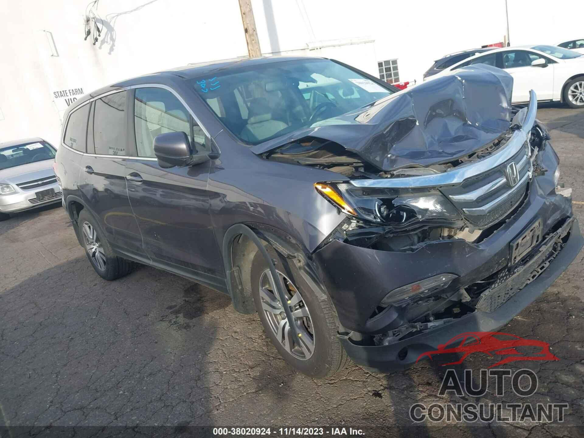 HONDA PILOT 2016 - 5FNYF6H54GB081519