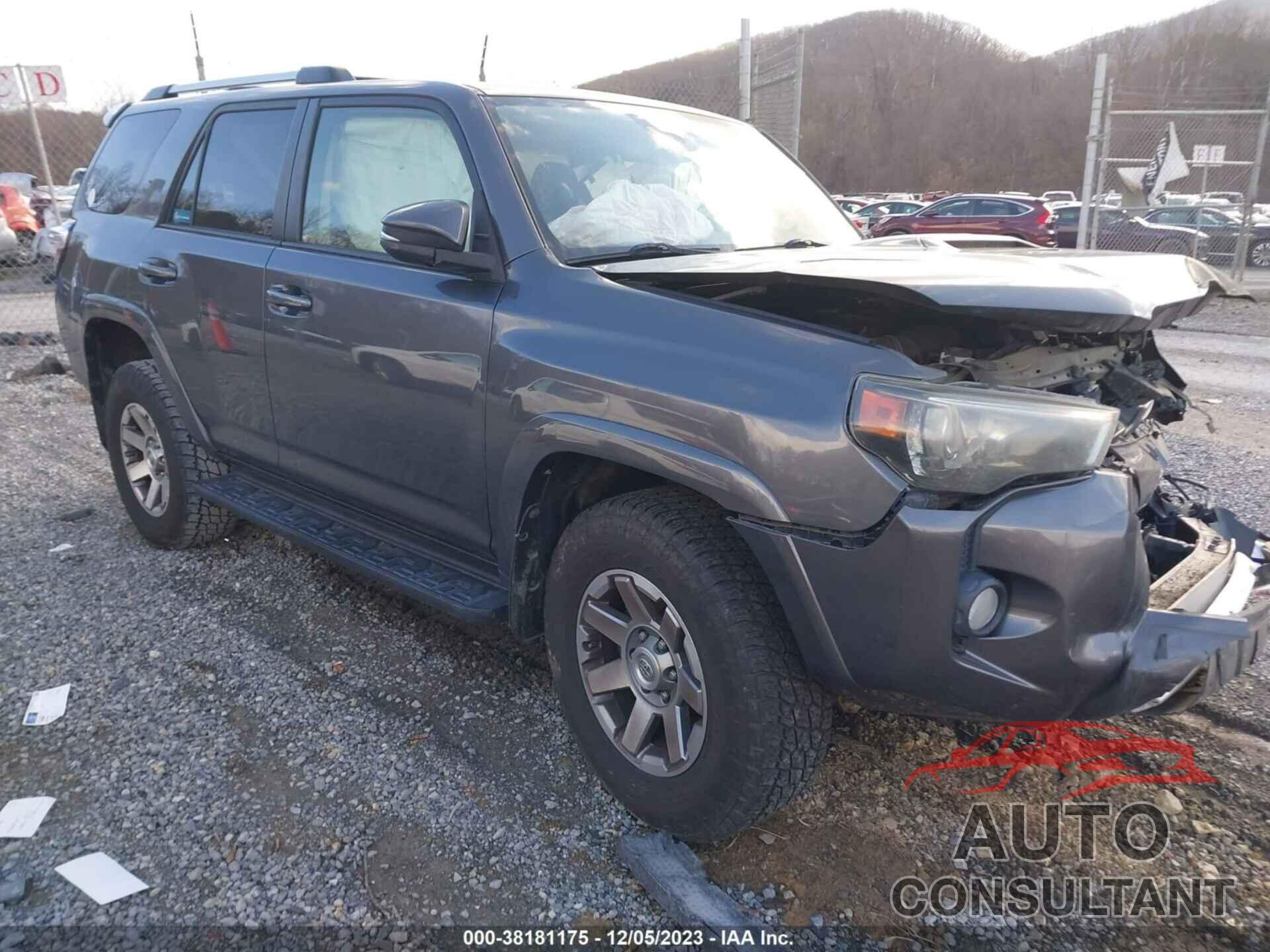 TOYOTA 4RUNNER 2016 - JTEBU5JR4G5300396