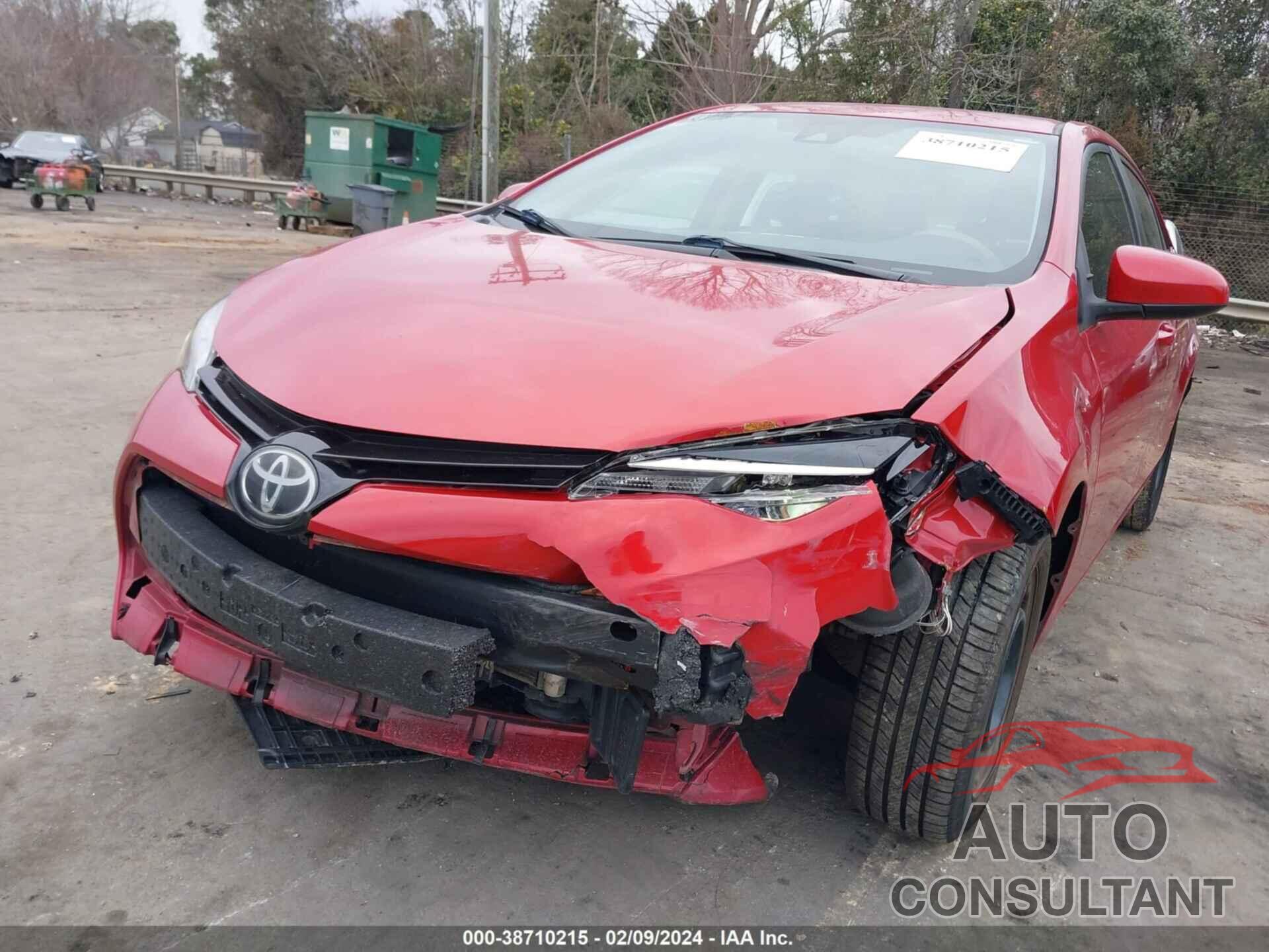 TOYOTA COROLLA 2017 - 2T1BURHE8HC799576