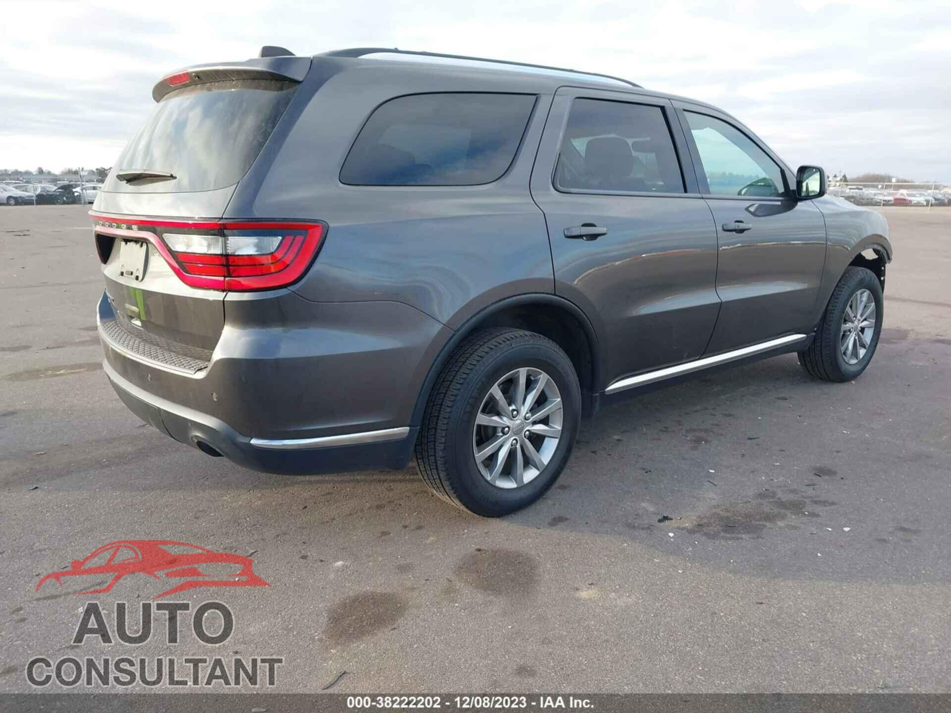DODGE DURANGO 2017 - 1C4RDJAG3HC879078