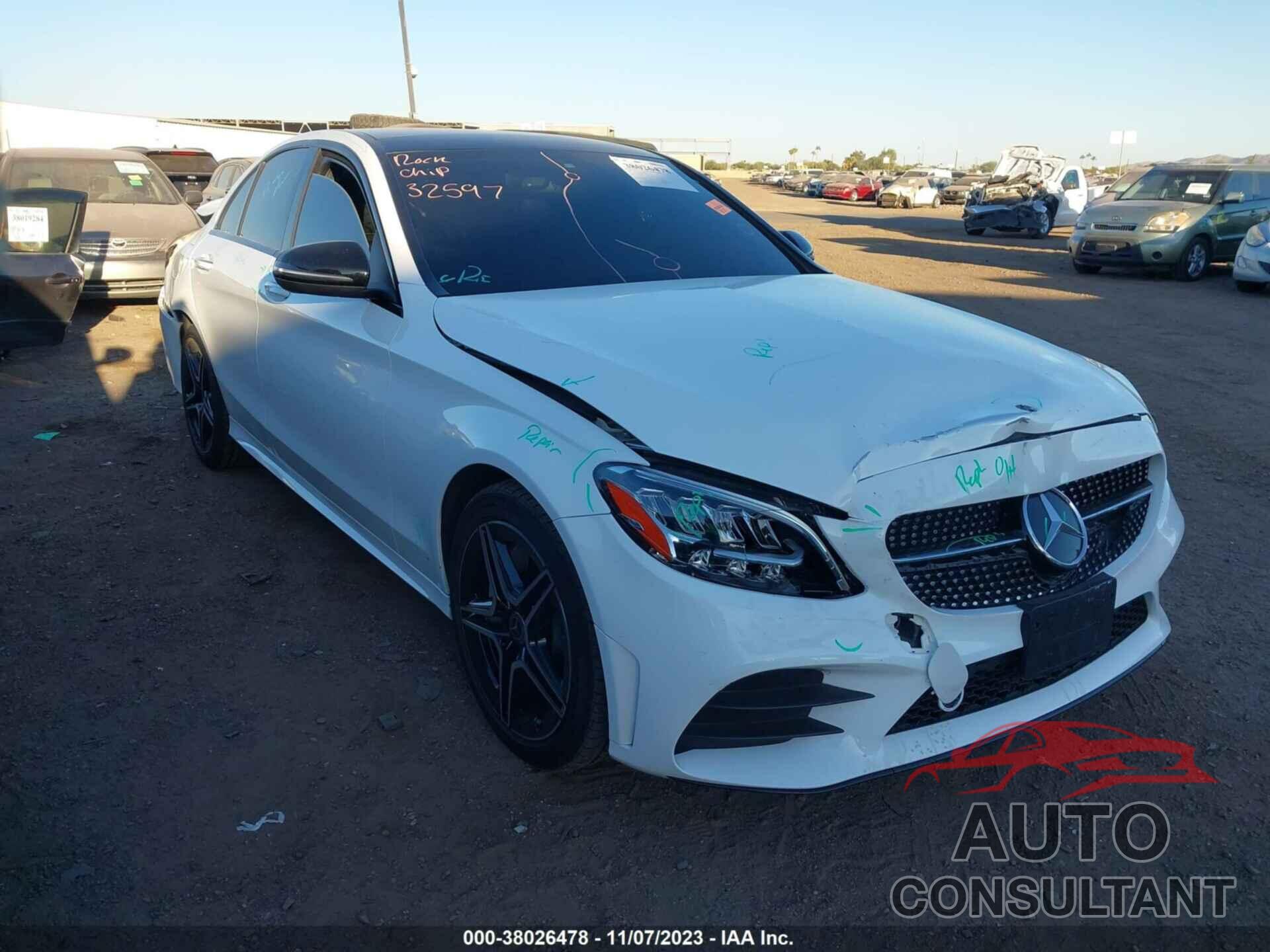 MERCEDES-BENZ C-CLASS 2020 - W1KWF8EB5LR595256
