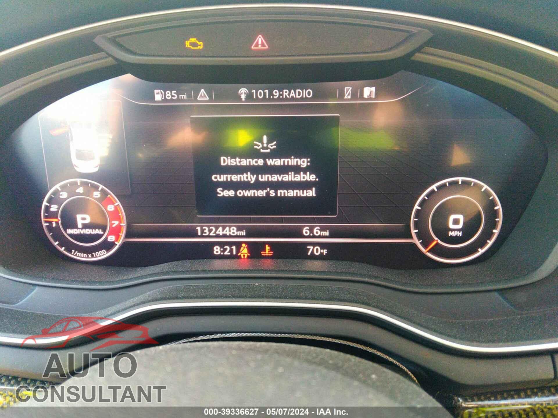 AUDI S5 2018 - WAUR4AF54JA007952