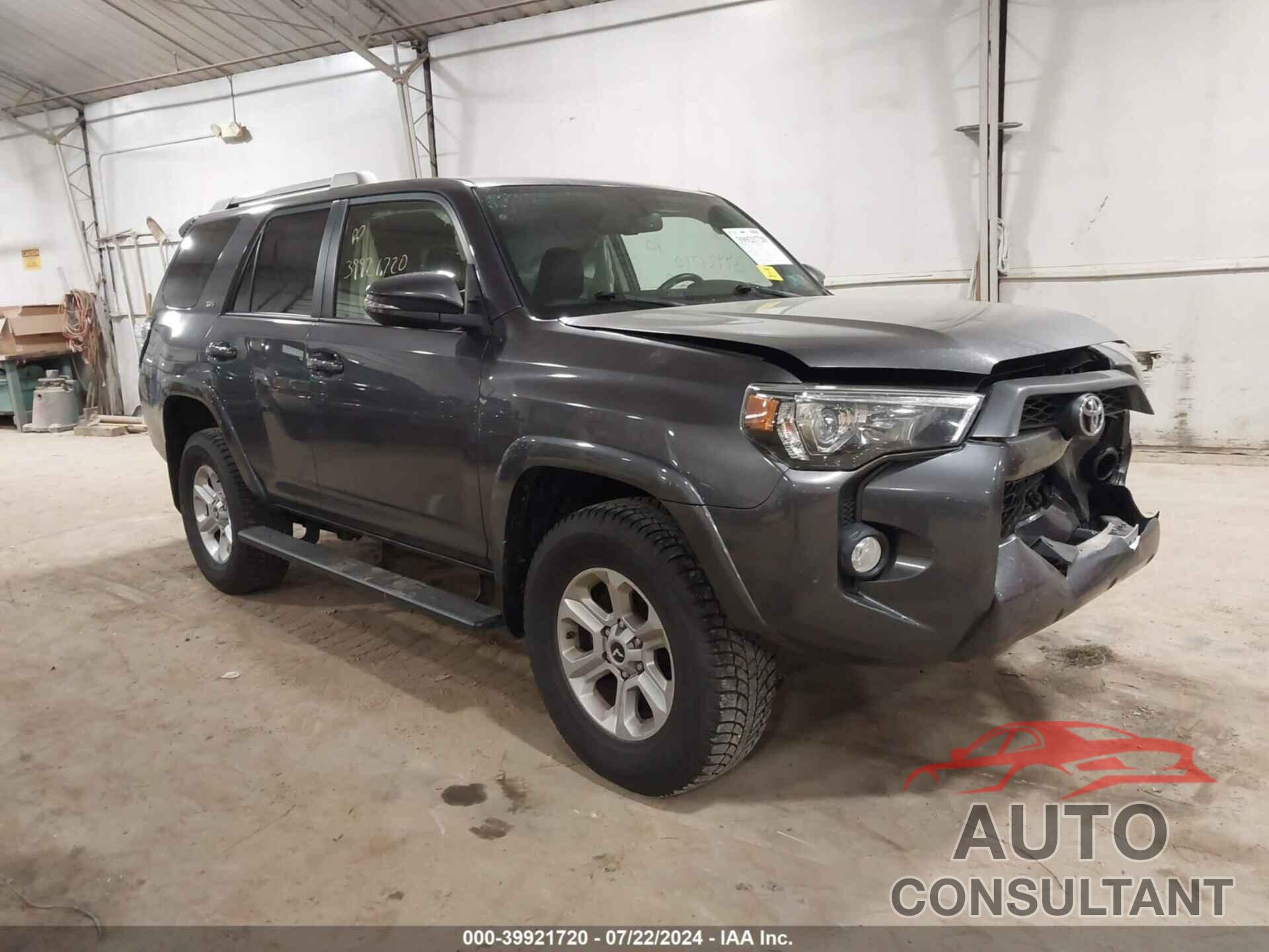 TOYOTA 4RUNNER 2018 - JTEBU5JR4J5529331