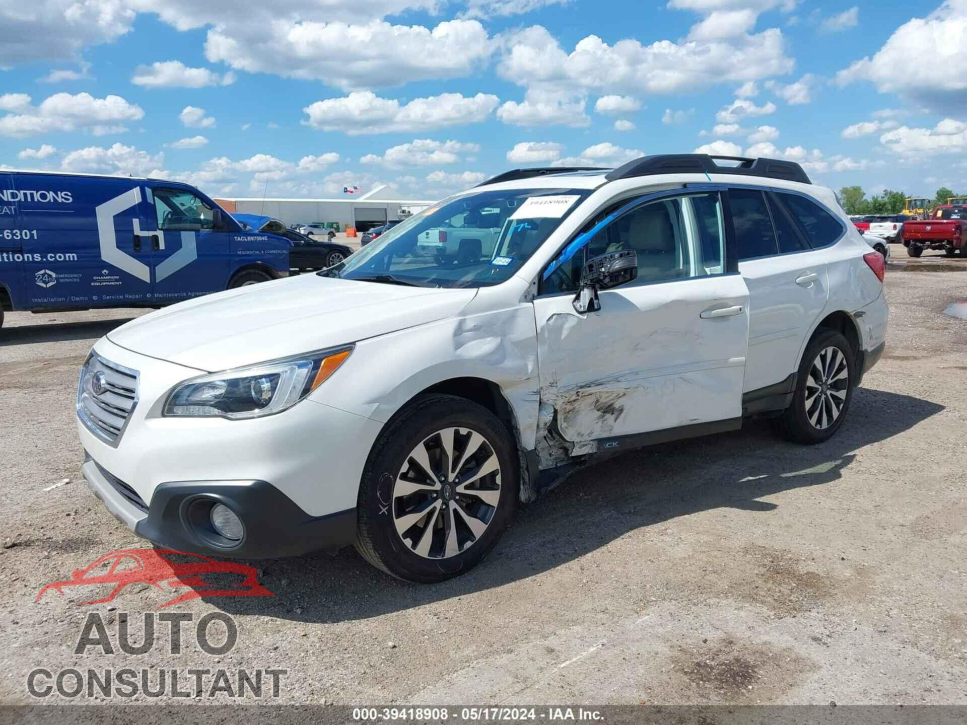 SUBARU OUTBACK 2017 - 4S4BSANC1H3378944