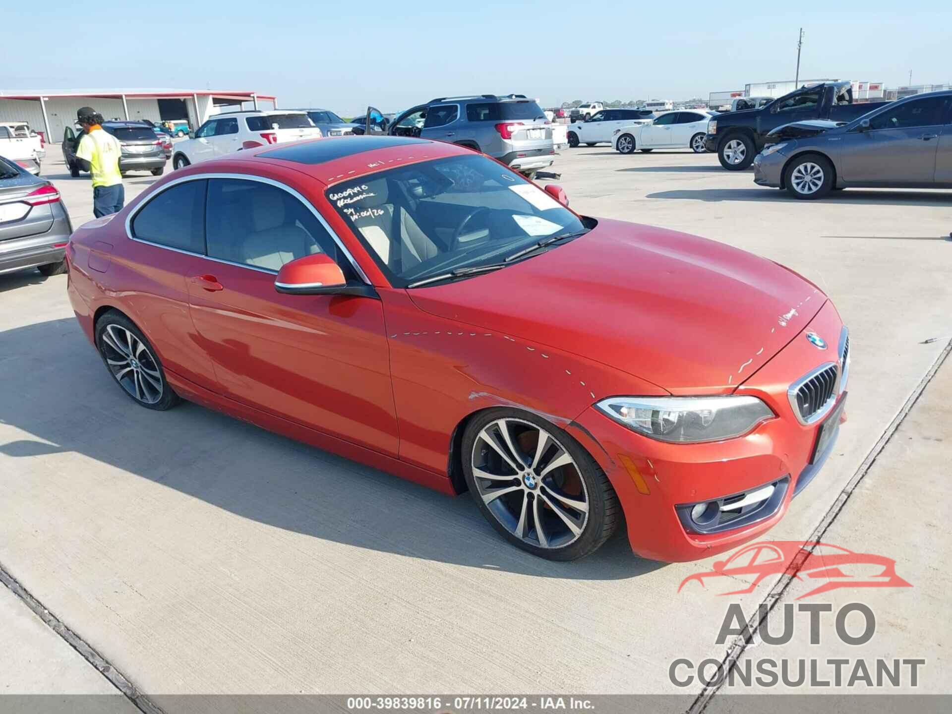 BMW 228I 2016 - WBA1F9C51GV544158