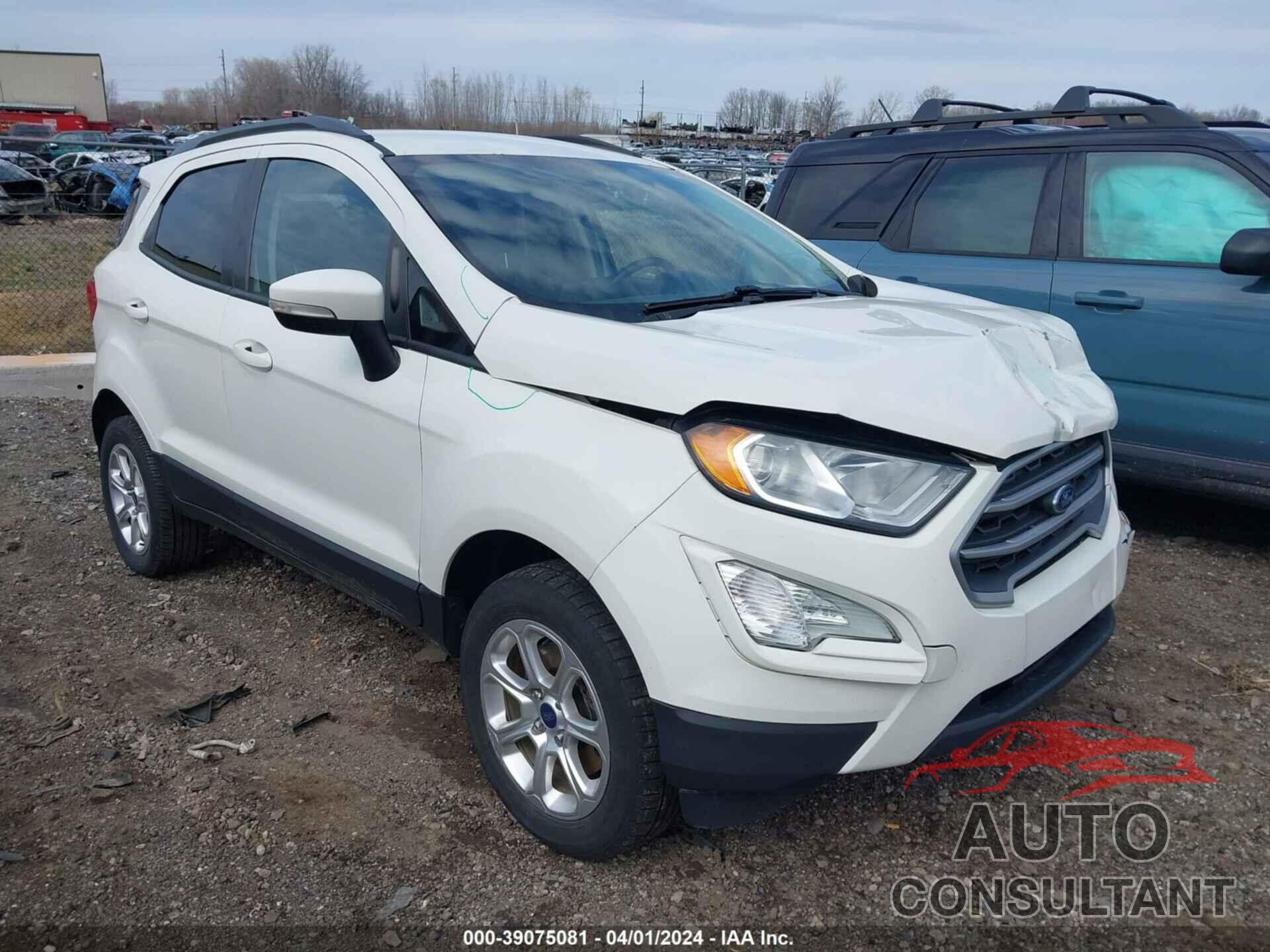 FORD ECOSPORT 2019 - MAJ6S3GL5KC263193