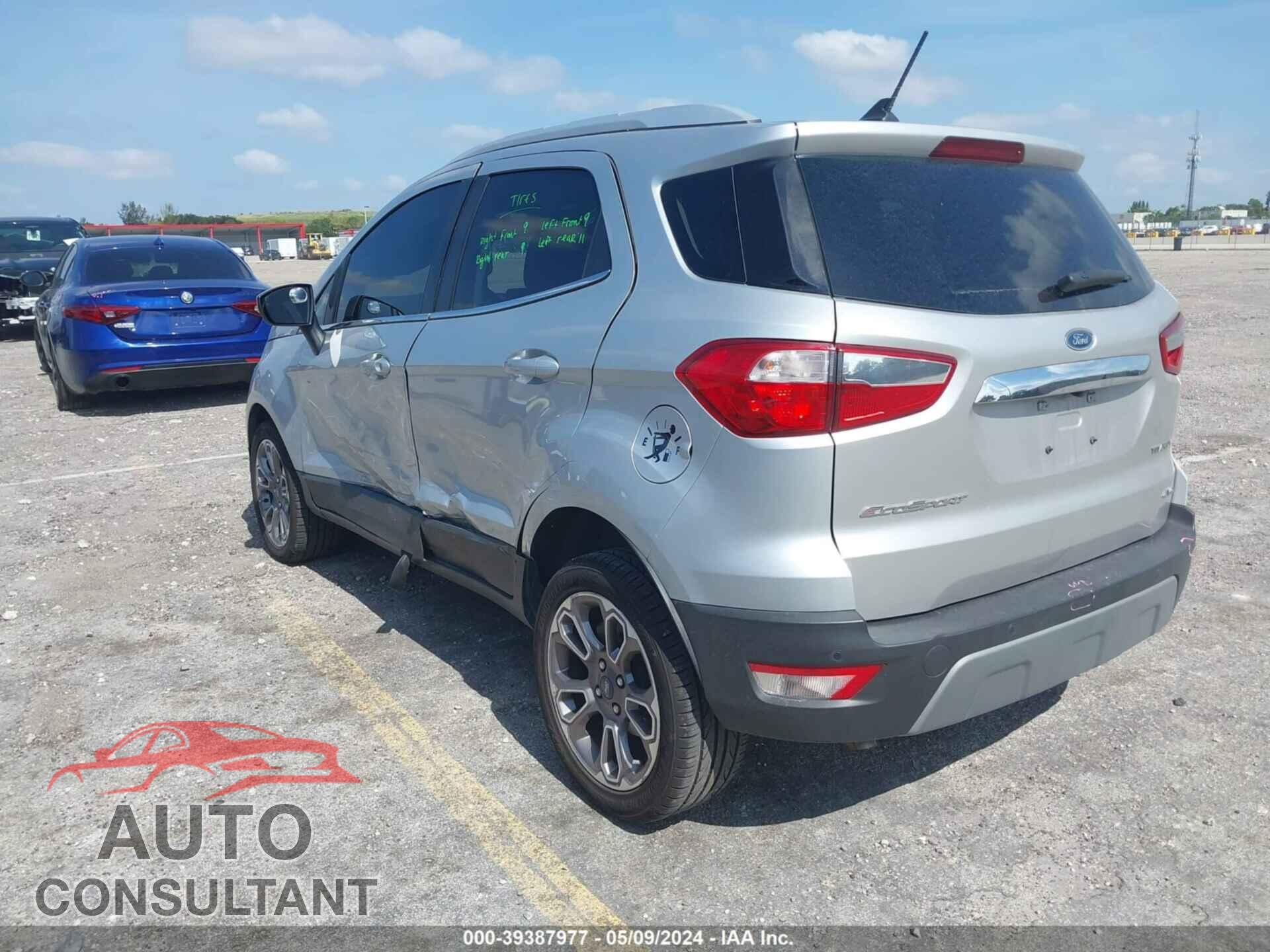 FORD ECOSPORT 2020 - MAJ6S3KL2LC352695