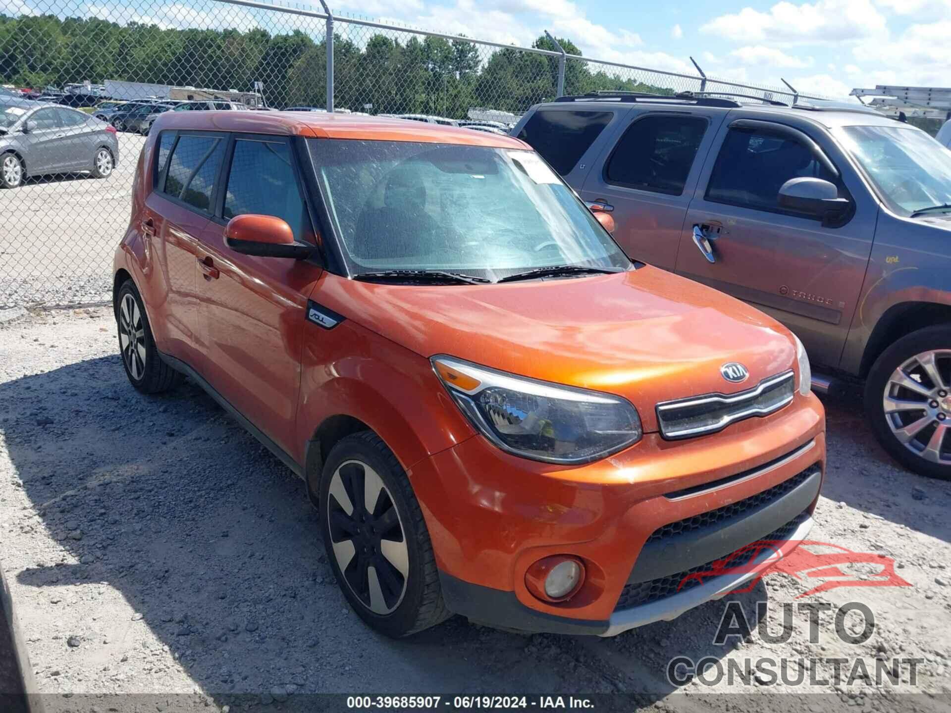 KIA SOUL 2019 - KNDJP3A53K7658949