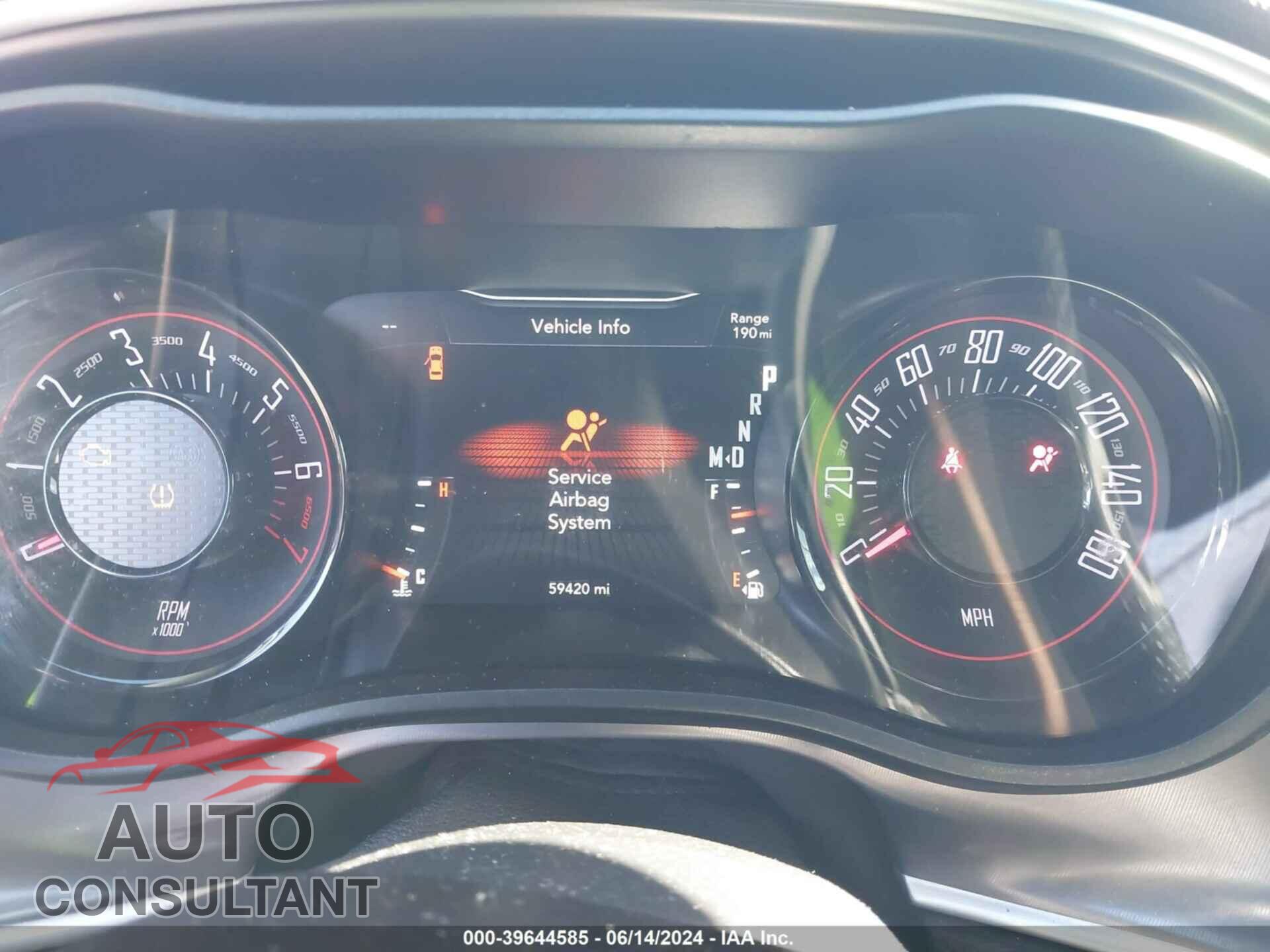 DODGE CHALLENGER 2019 - 2C3CDZAG4KH739585