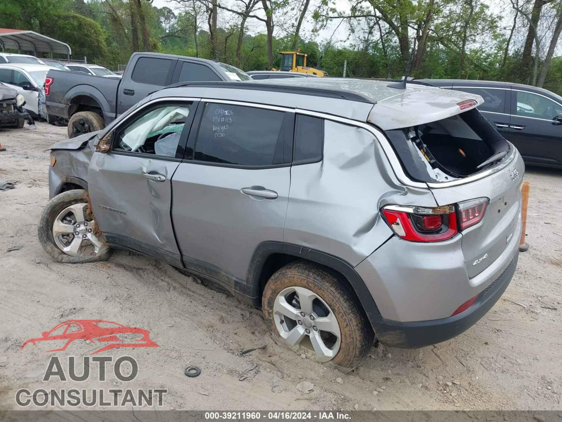 JEEP COMPASS 2020 - 3C4NJDBB7LT242302