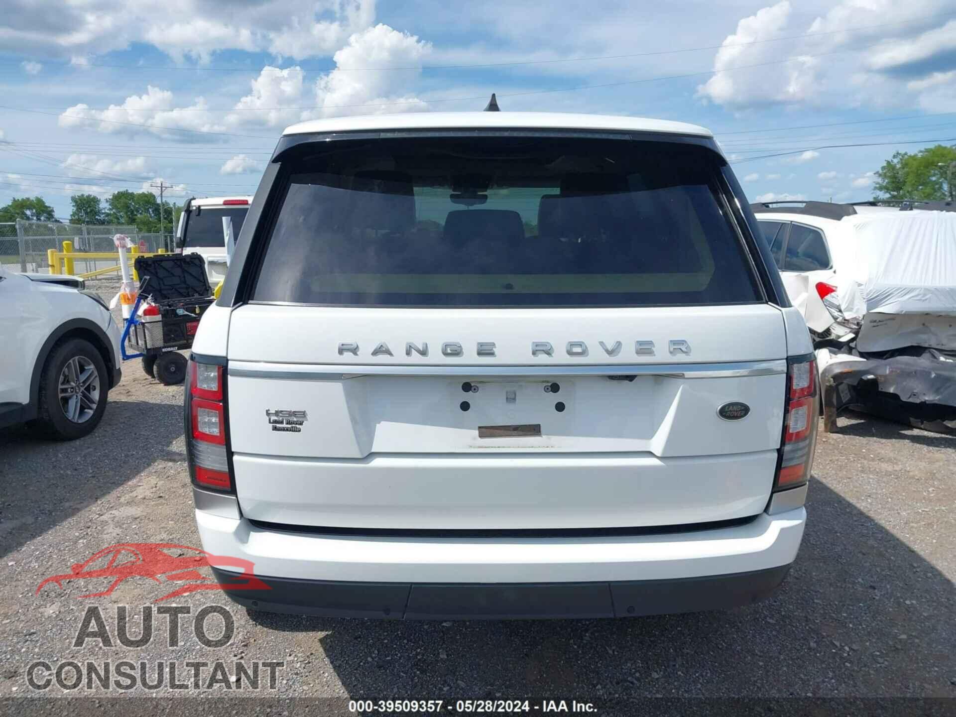 LAND ROVER RANGE ROVER 2017 - SALGS2FV4HA329080