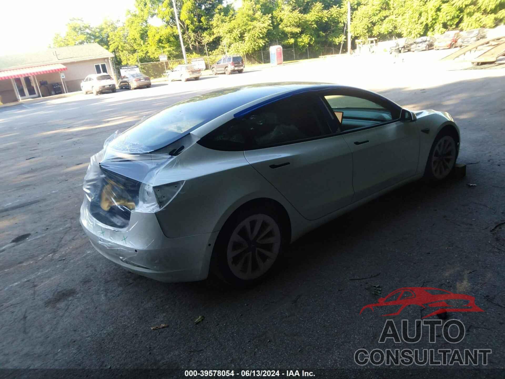 TESLA MODEL 3 2022 - 5YJ3E1EB3NF332778