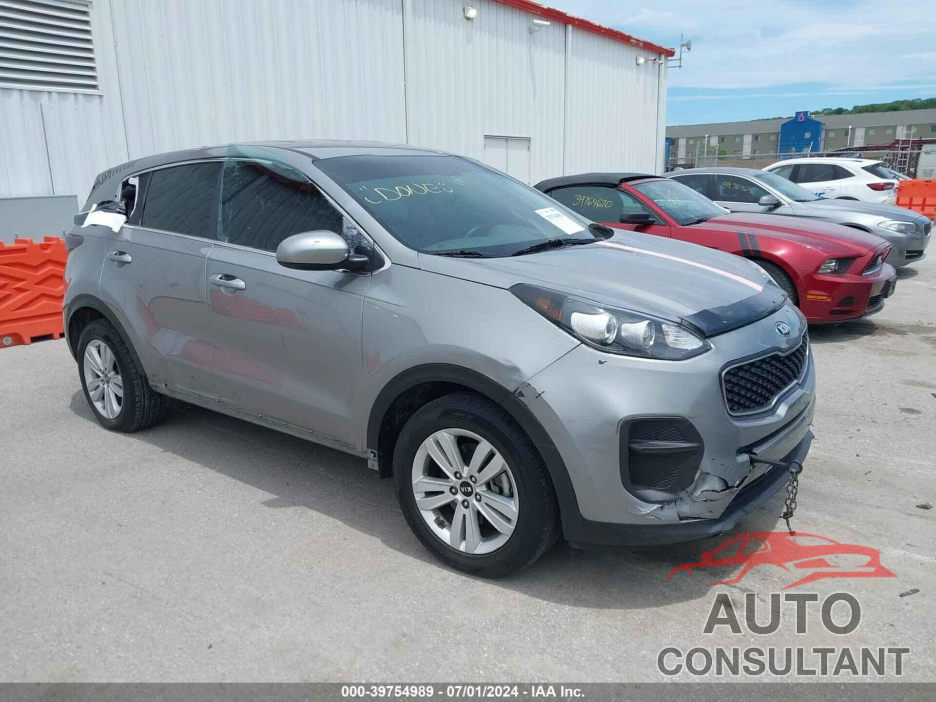 KIA SPORTAGE 2019 - KNDPM3AC6K7564131