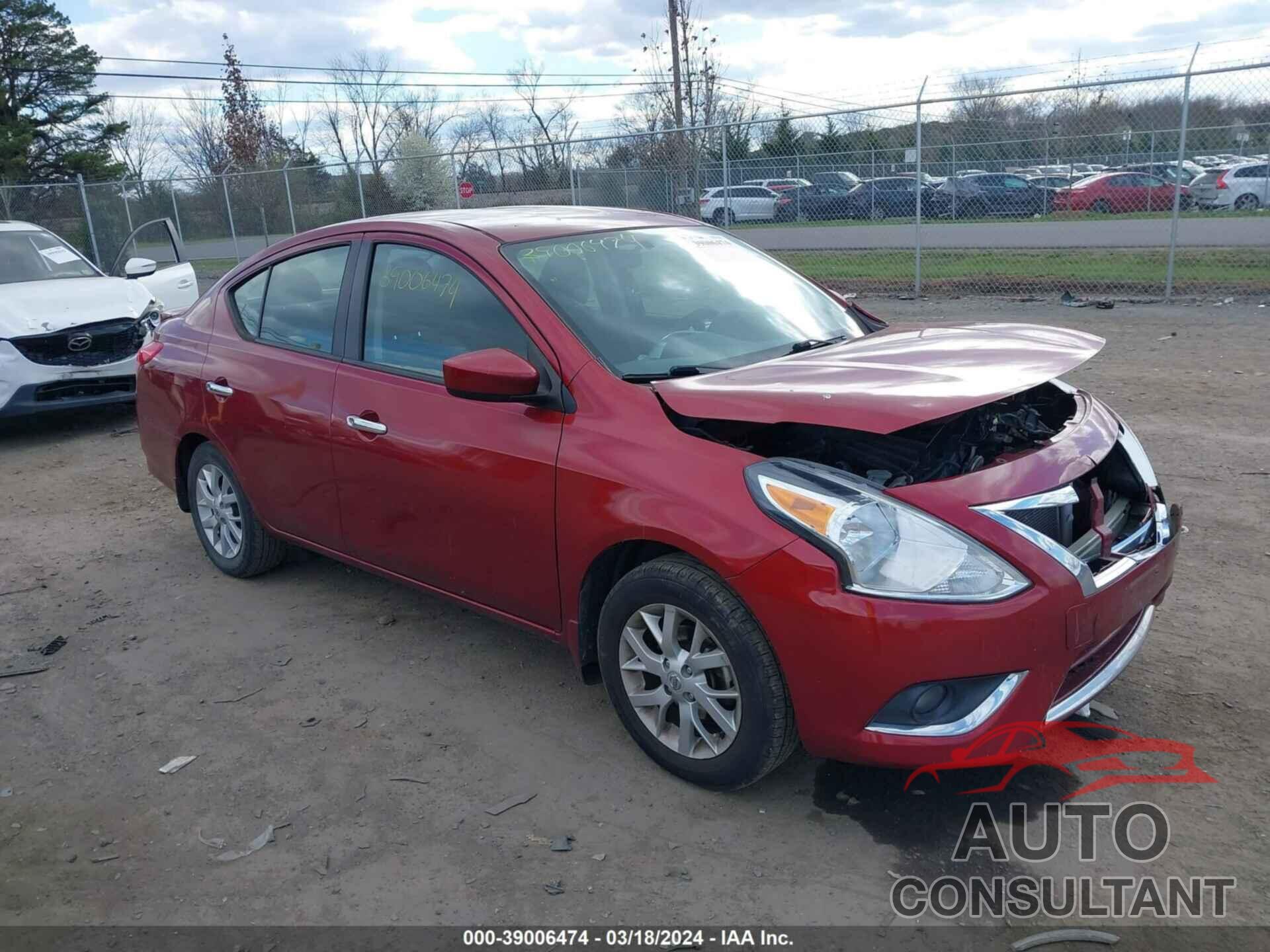 NISSAN VERSA 2017 - 3N1CN7AP1HL861126