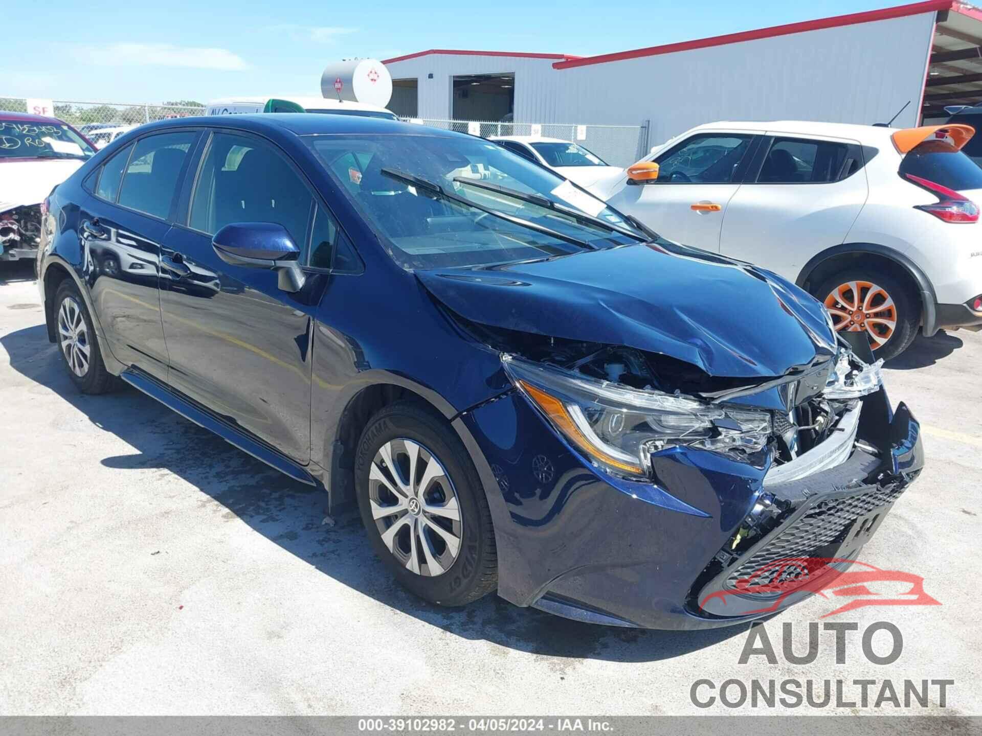 TOYOTA COROLLA 2022 - JTDEAMDEXNJ059848