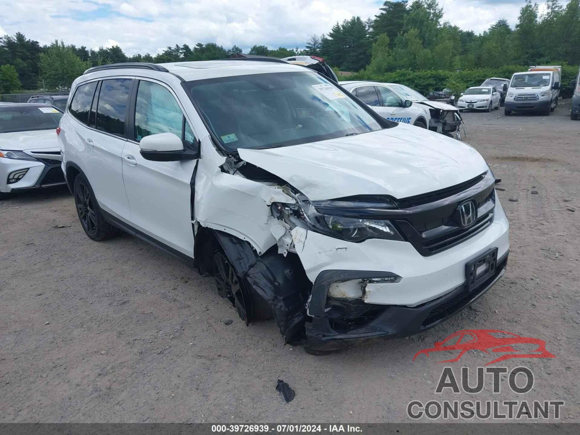 HONDA PILOT 2021 - 5FNYF6H25MB027129