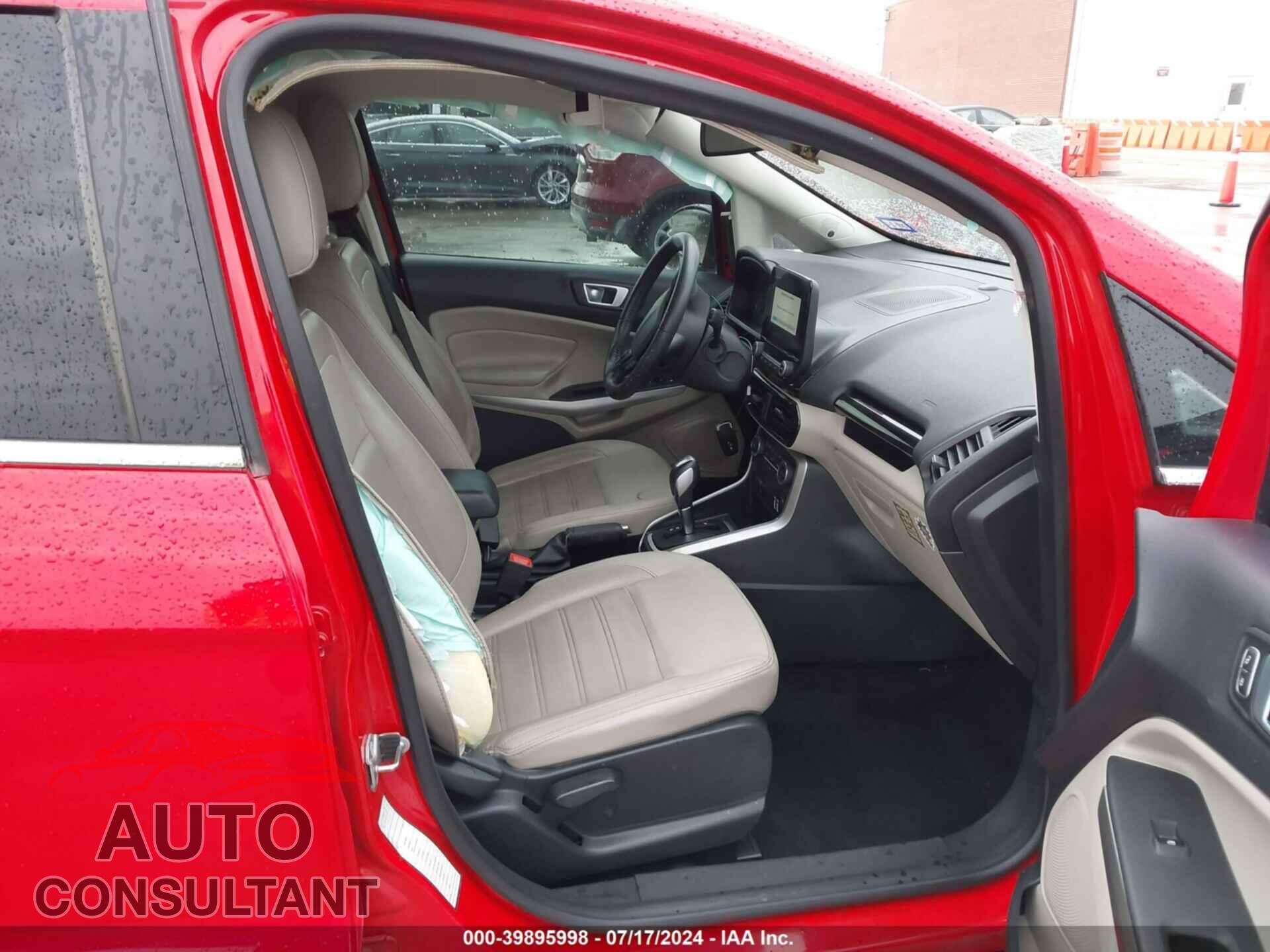 FORD ECOSPORT 2019 - MAJ6S3KL7KC267625