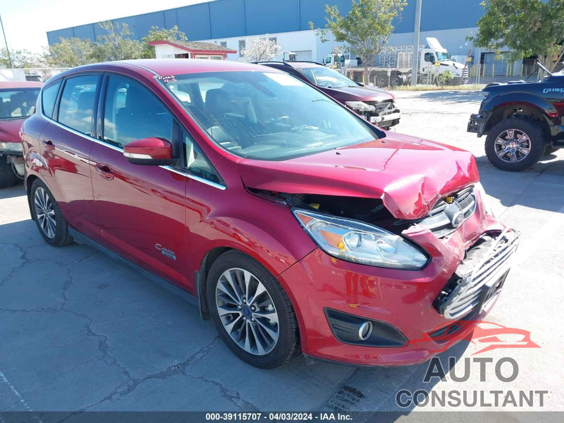 FORD C-MAX ENERGI 2017 - 1FADP5FU8HL108323