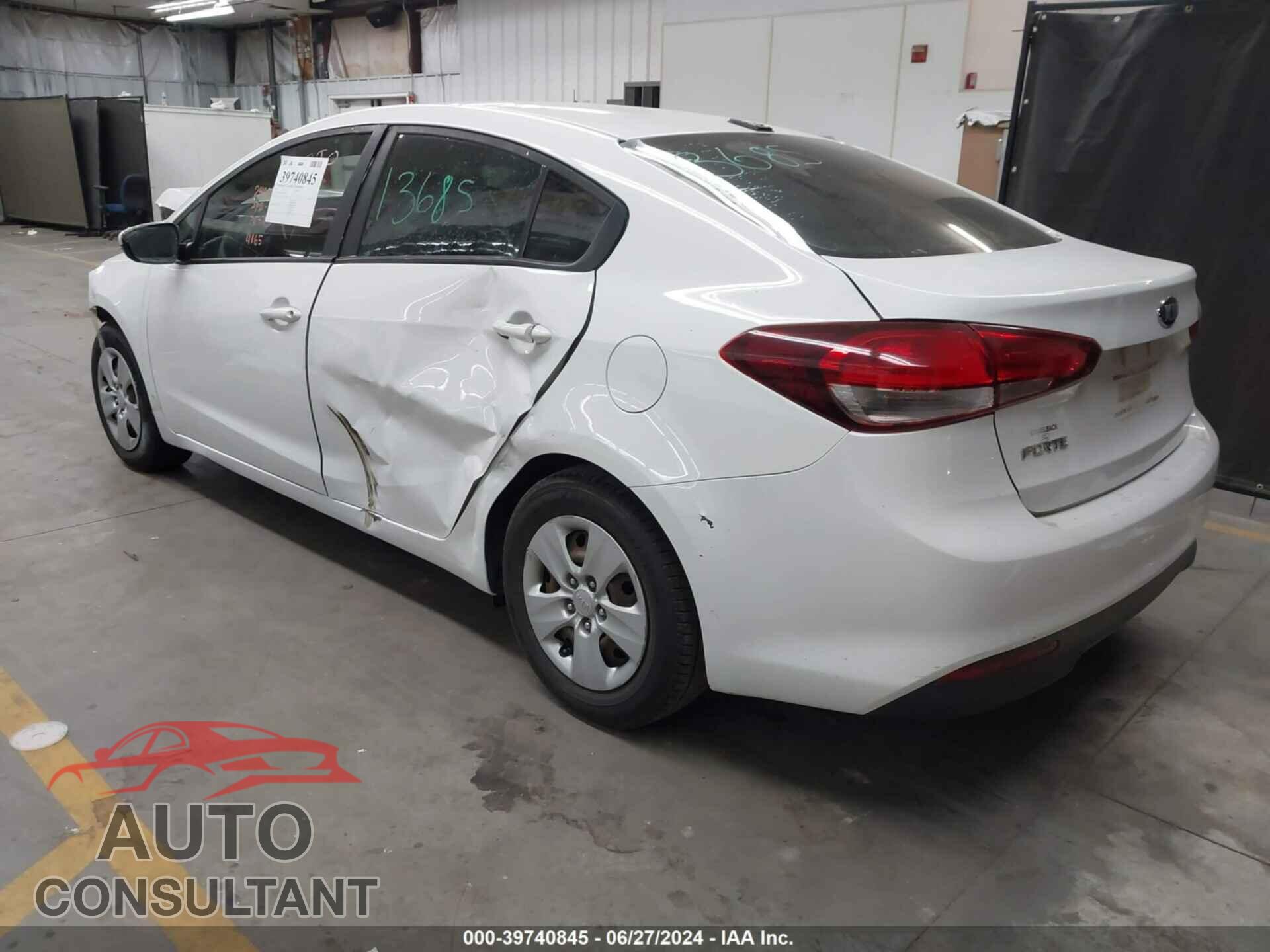 KIA FORTE 2017 - 3KPFK4A77HE154165