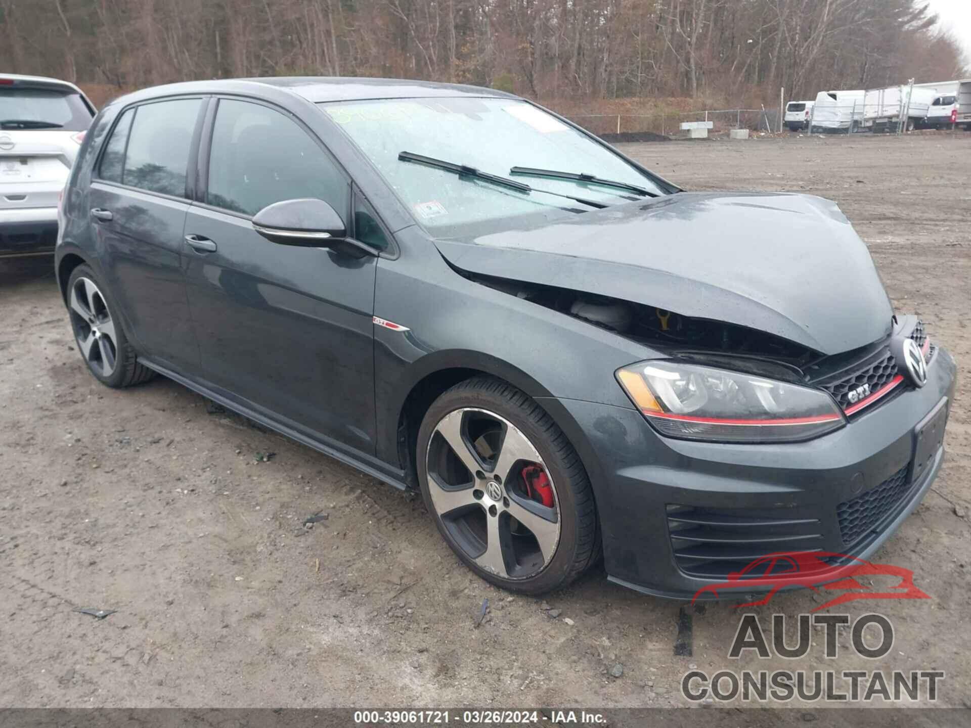 VOLKSWAGEN GOLF GTI 2016 - 3VW4T7AU7GM070263