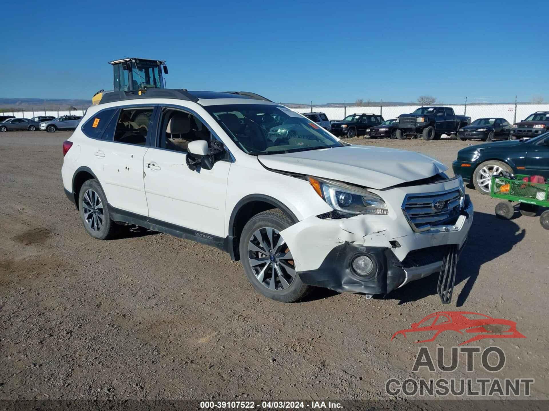 SUBARU OUTBACK 2016 - 4S4BSENC5G3329316