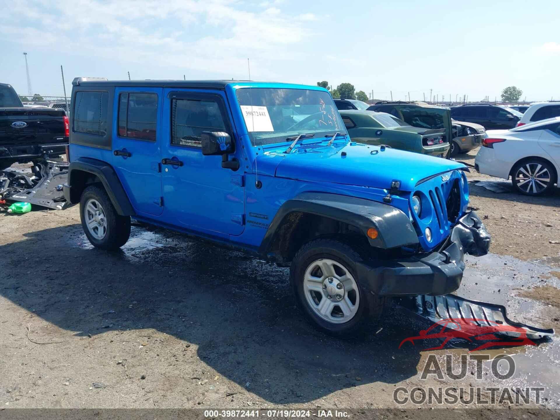 JEEP WRANGLER UNLIMITED 2016 - 1C4BJWKG0GL135023