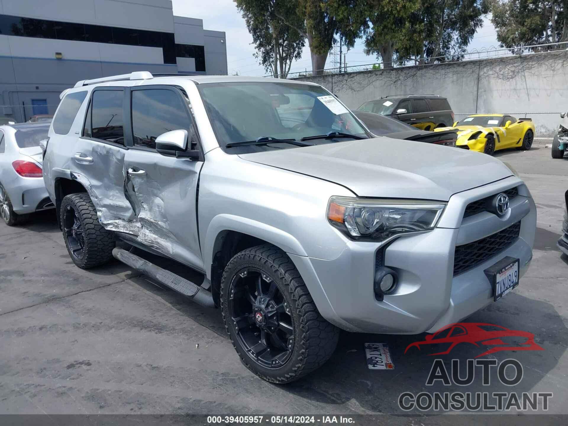 TOYOTA 4RUNNER 2016 - JTEZU5JR4G5139840