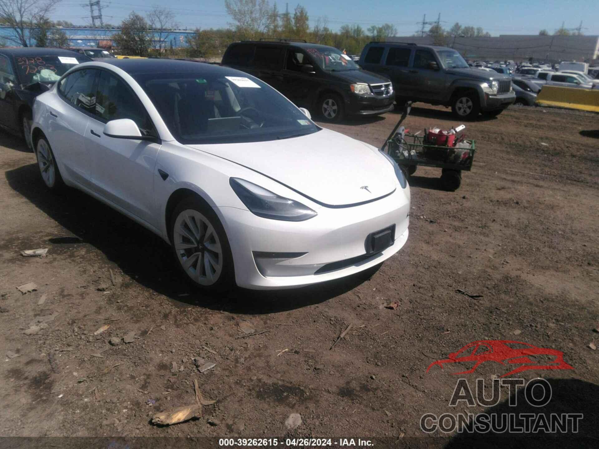 TESLA MODEL 3 2022 - 5YJ3E1EB8NF336941