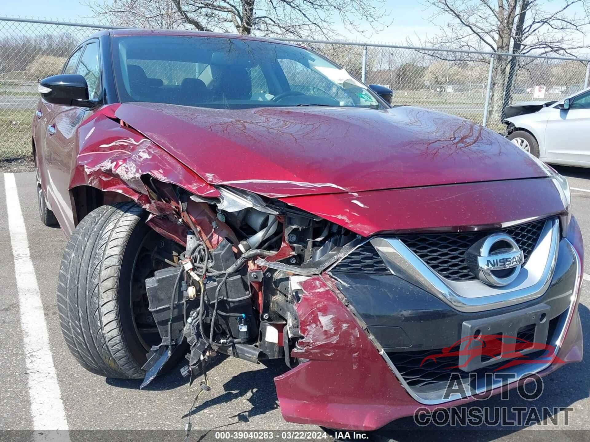 NISSAN MAXIMA 2017 - 1N4AA6APXHC378150